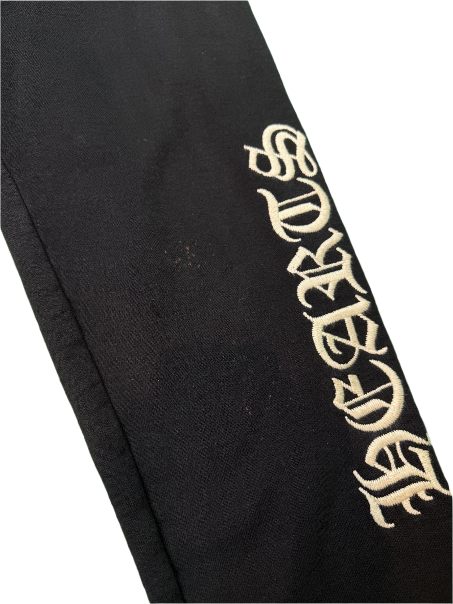 Chrome Hearts Embroidered Black & Cream Sweatpants