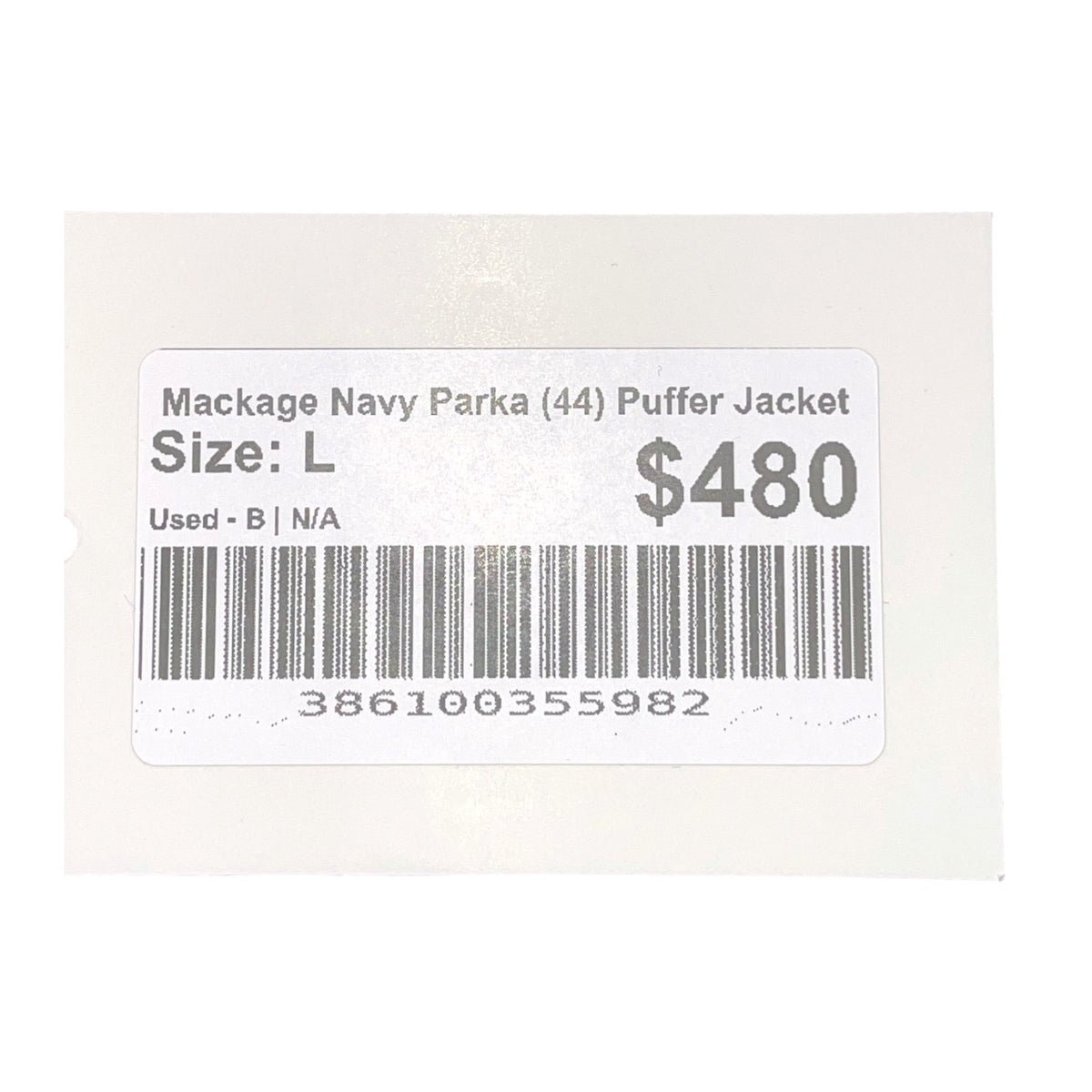 Mackage Parka Navy Puffer Jacket