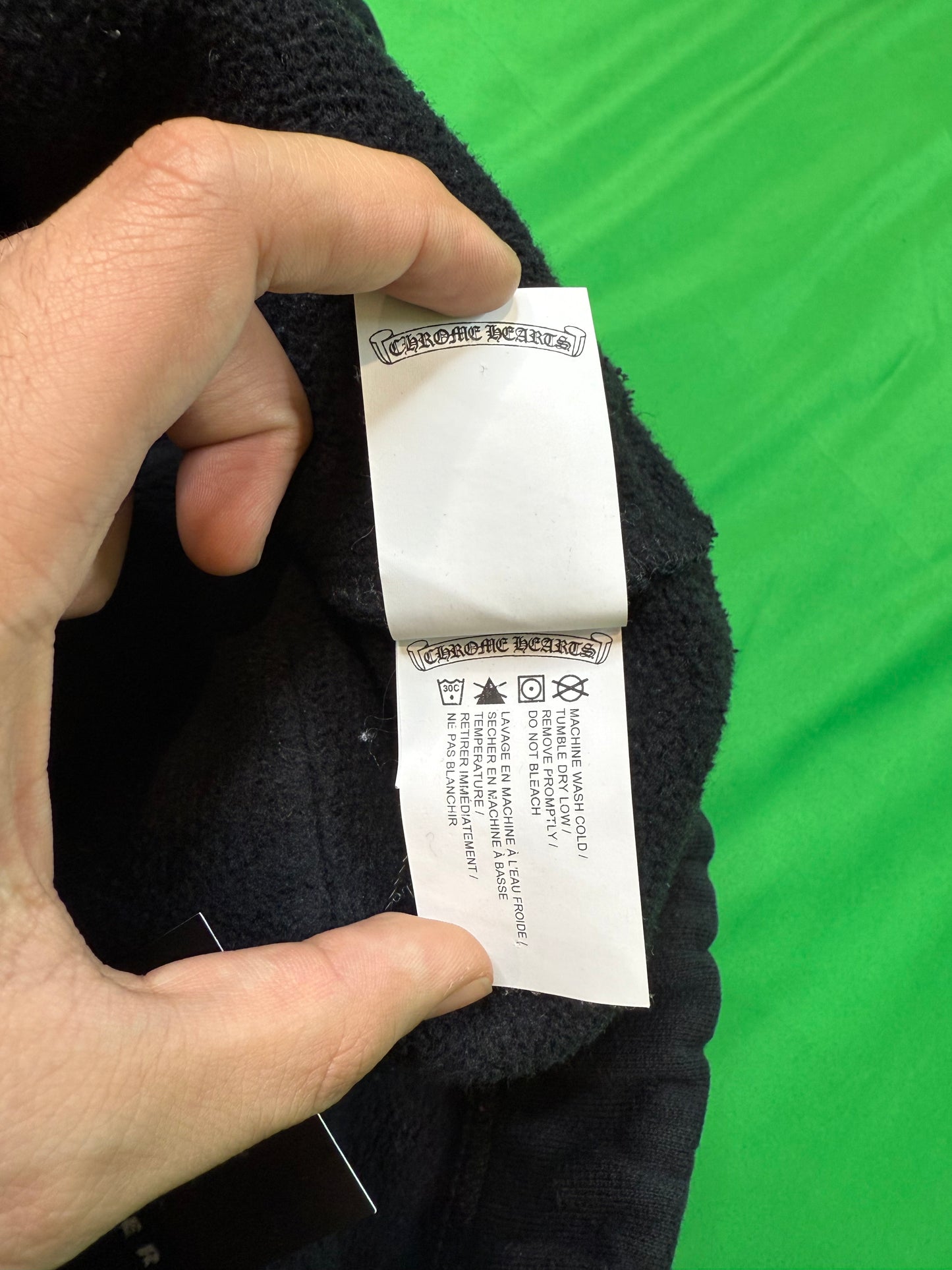 Chrome Hearts Embroidered Black & Cream Sweatpants