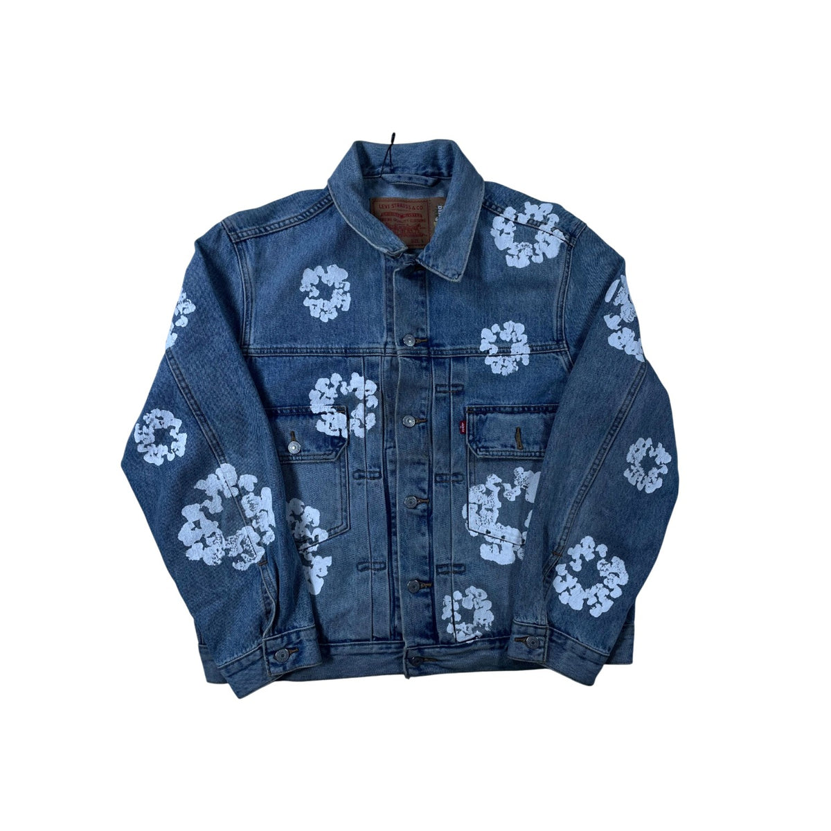 Denim Tears Cotton Wreath Denim Light Wash Jacket