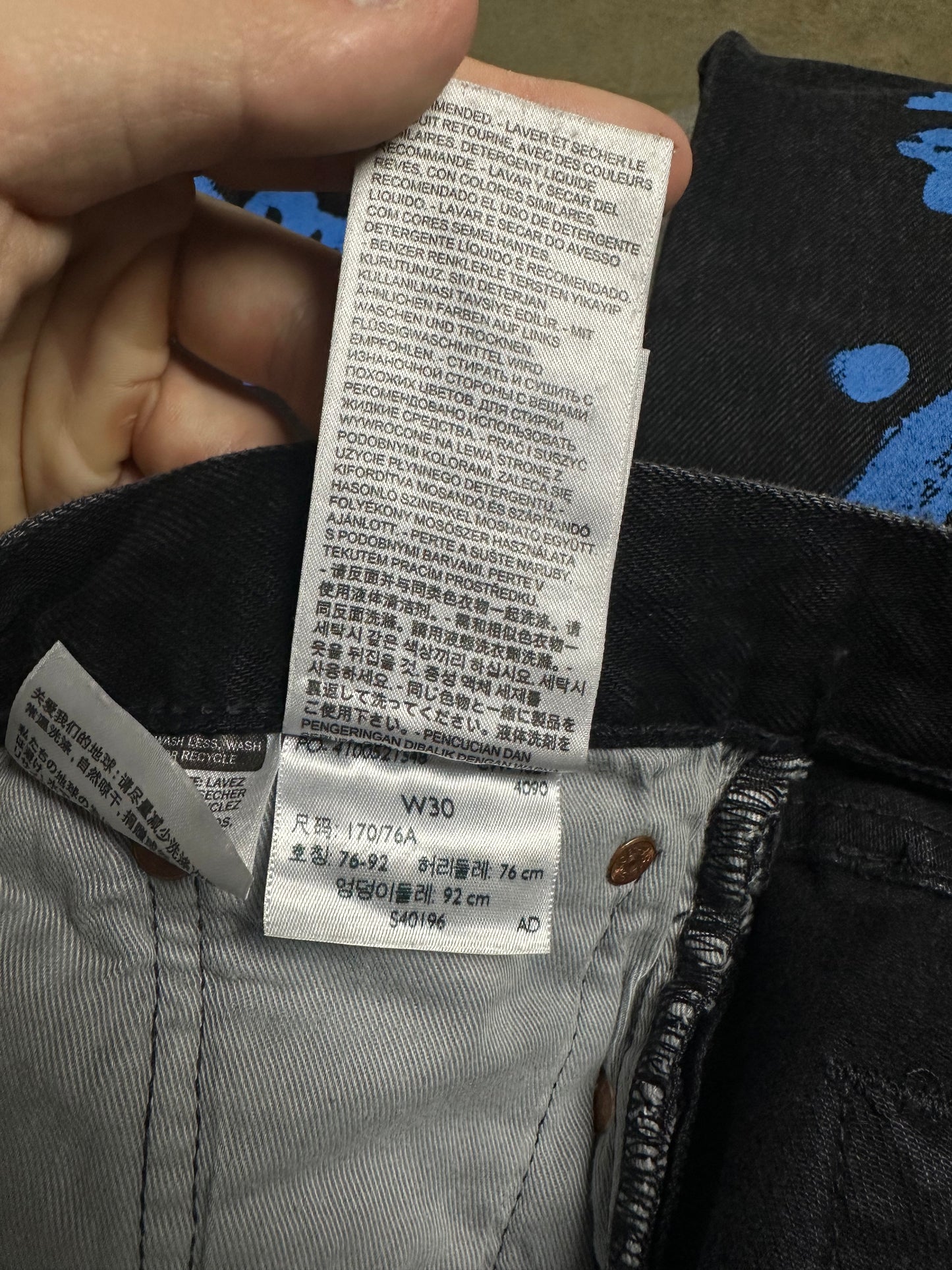 Denim Tears Jeans Black BSTROY Used 30