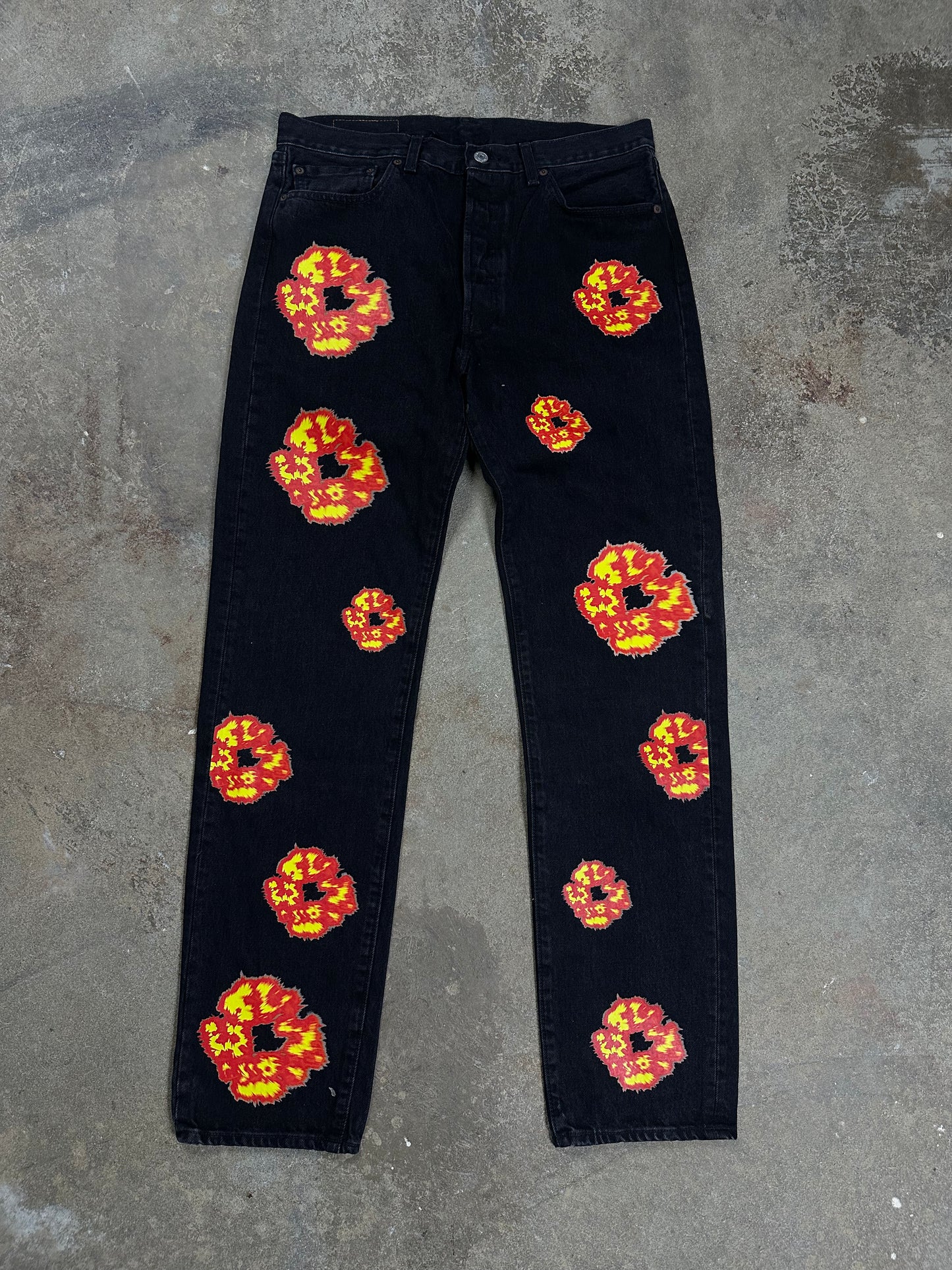 Denim Tears Jeans Offset Black Used 34