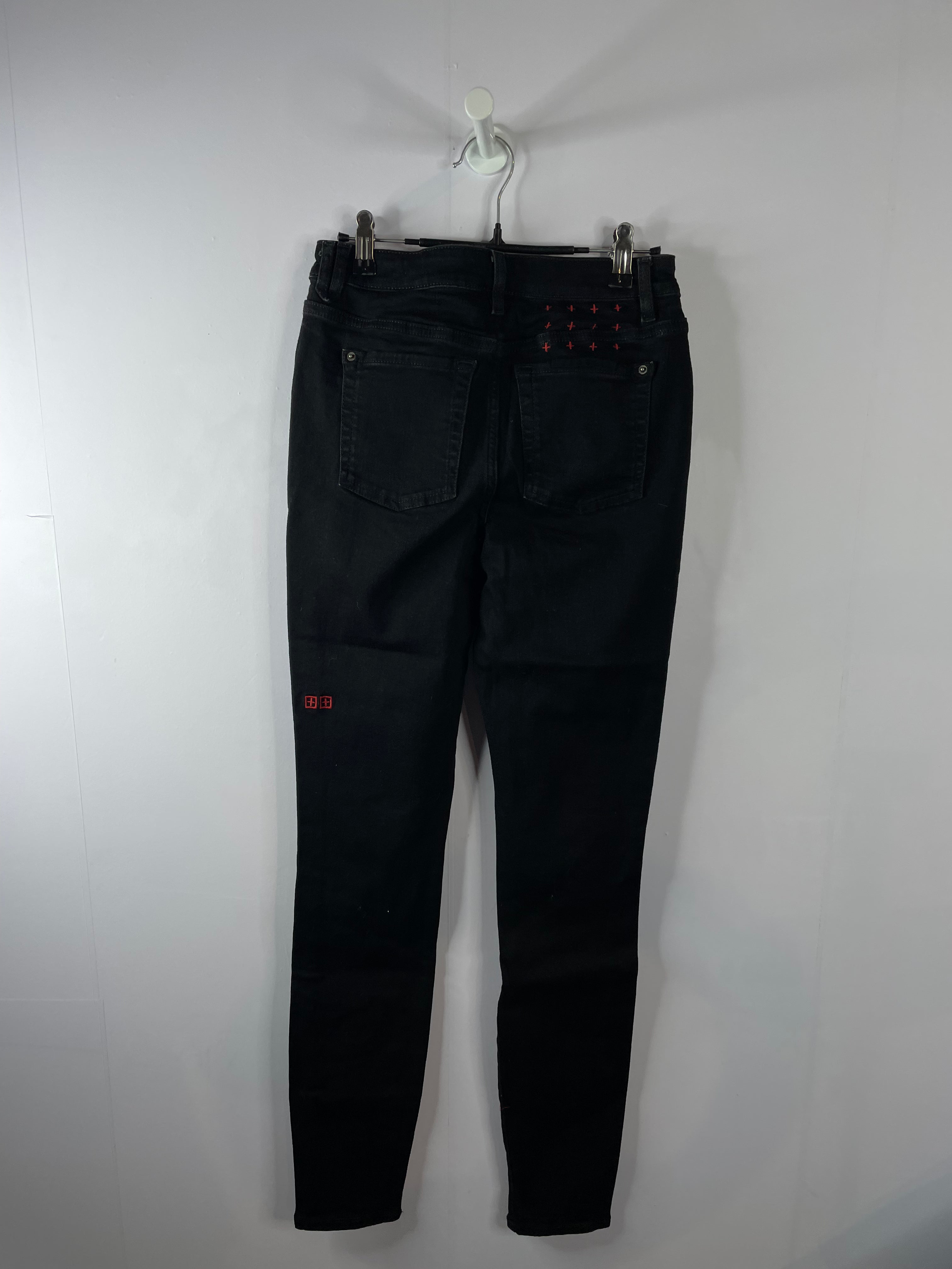Ksubi Black Red Jeans