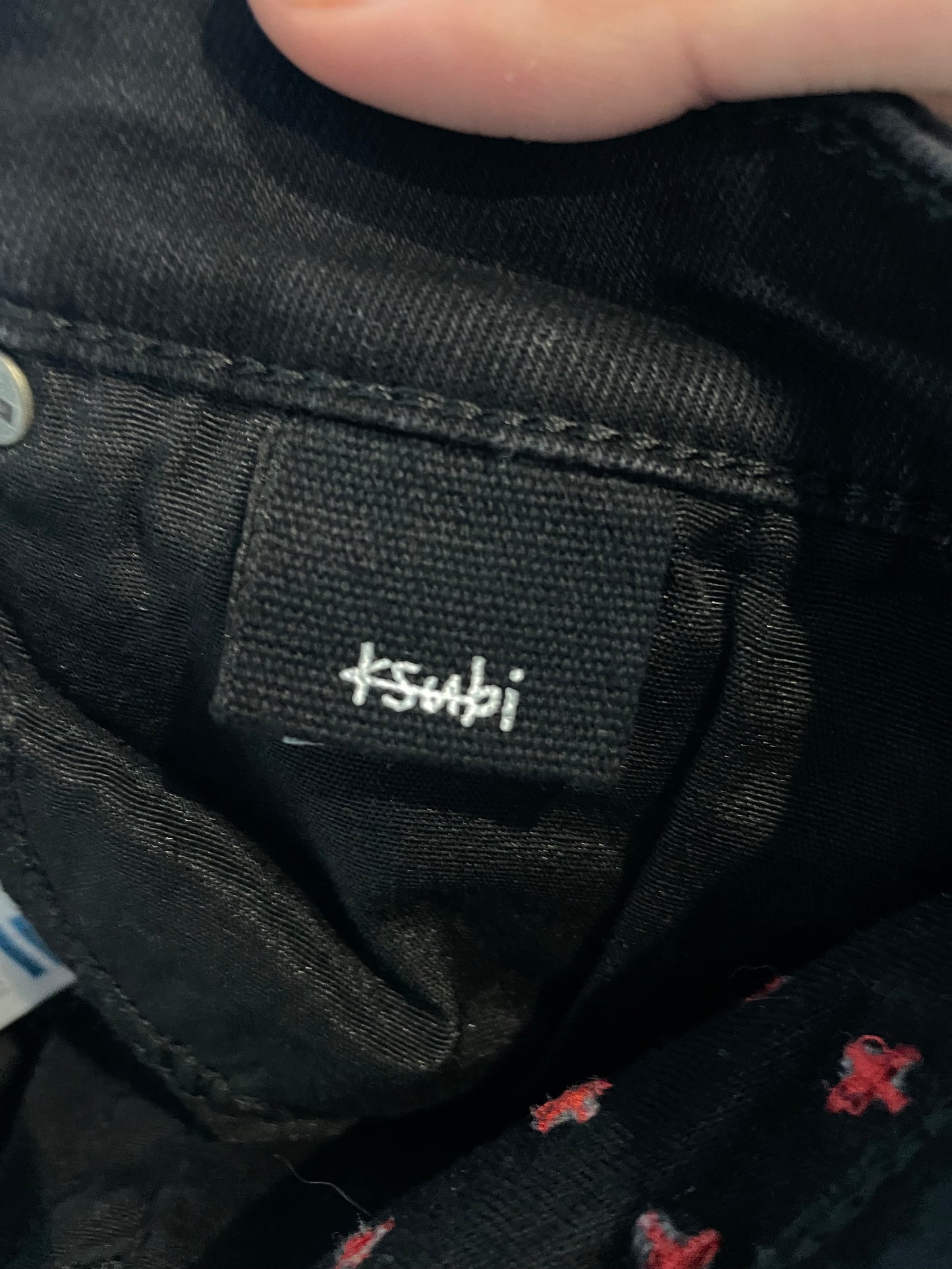 Ksubi Black Red Jeans