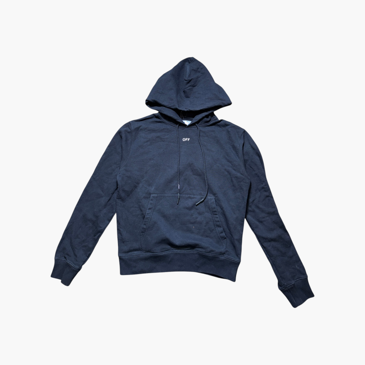 Off White White Stencil Arrows Black Hoodie