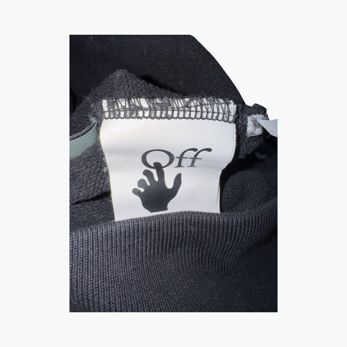Off White White Stencil Arrows Black Hoodie
