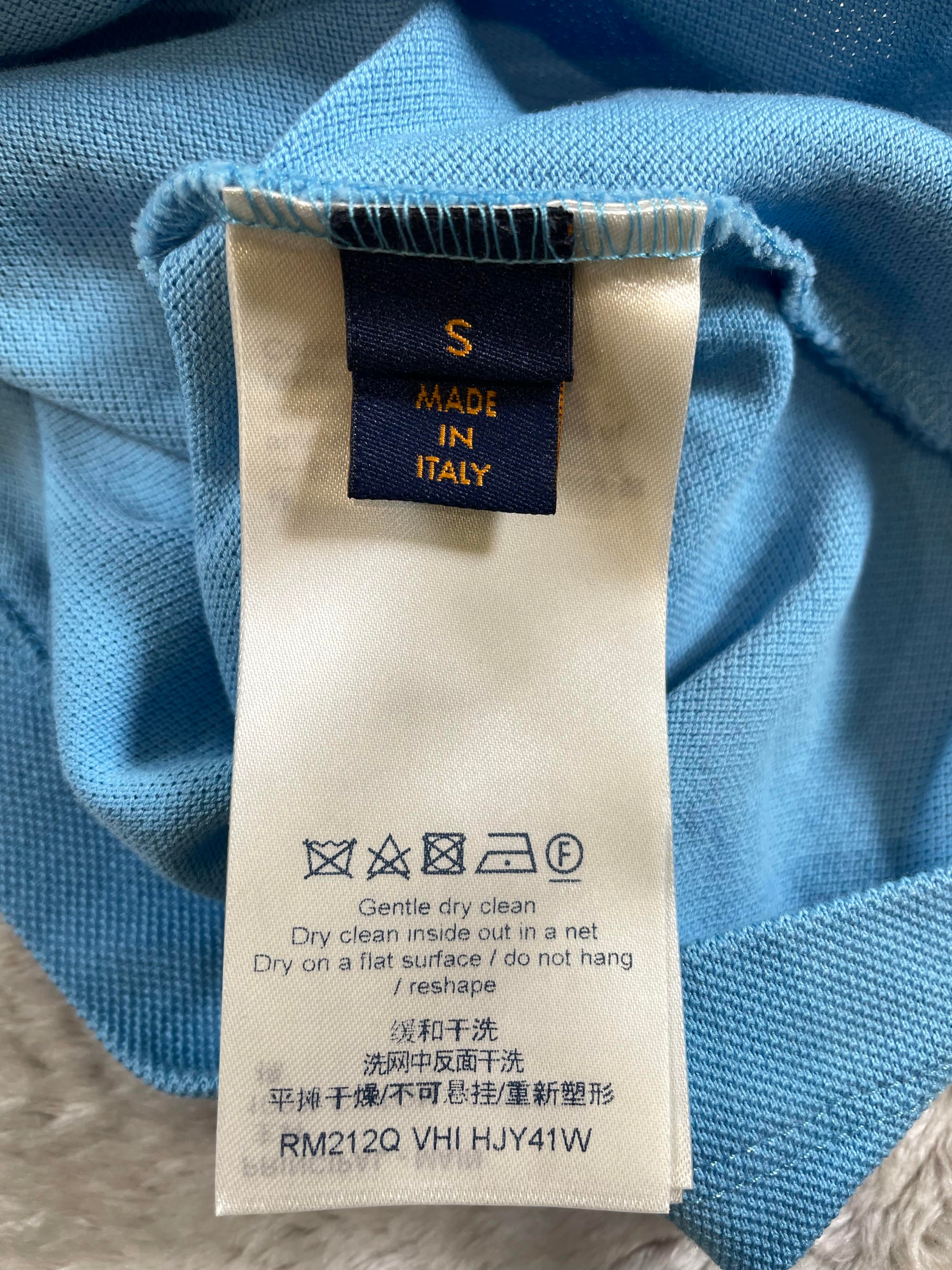 Louis Vuitton Damier Baby Blue Polo