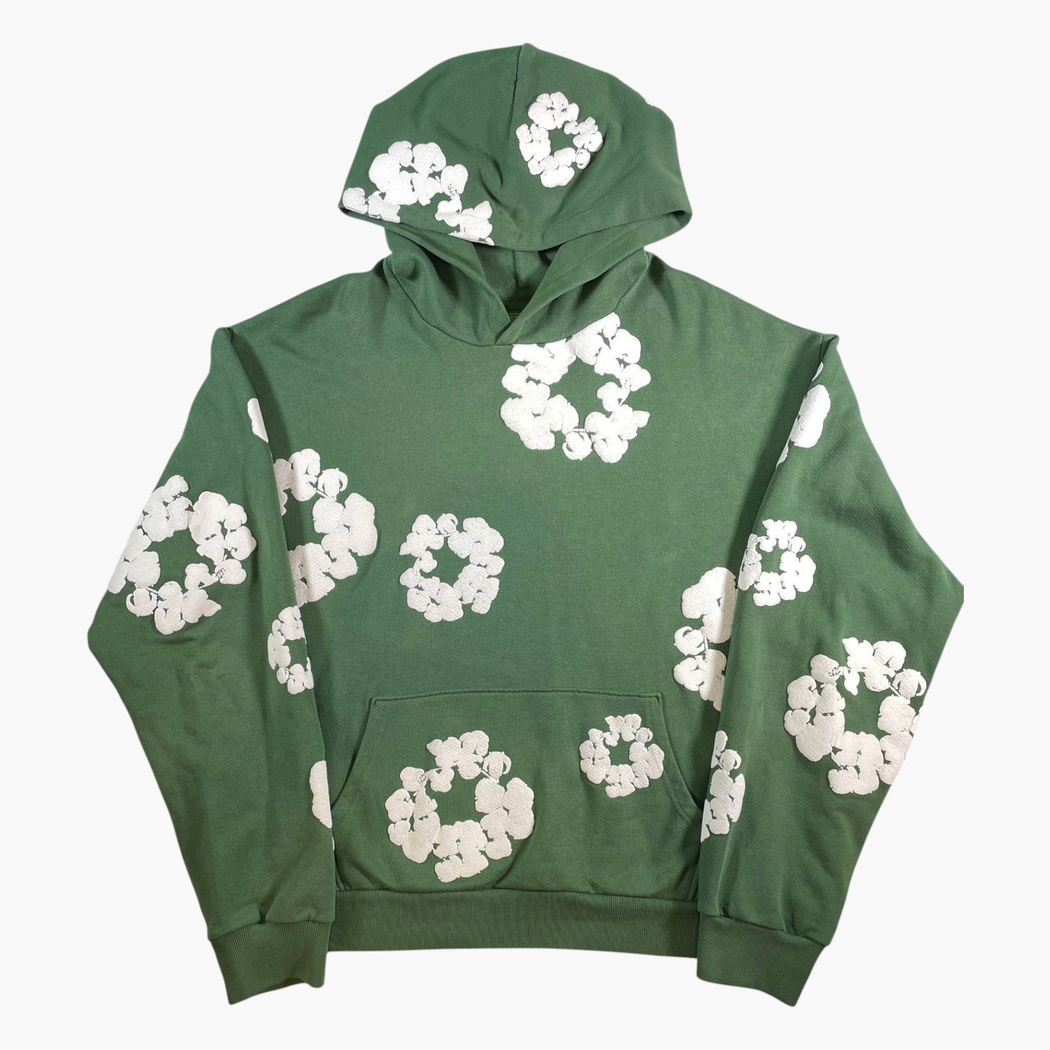 Denim Tears Wreath Green Hoodie