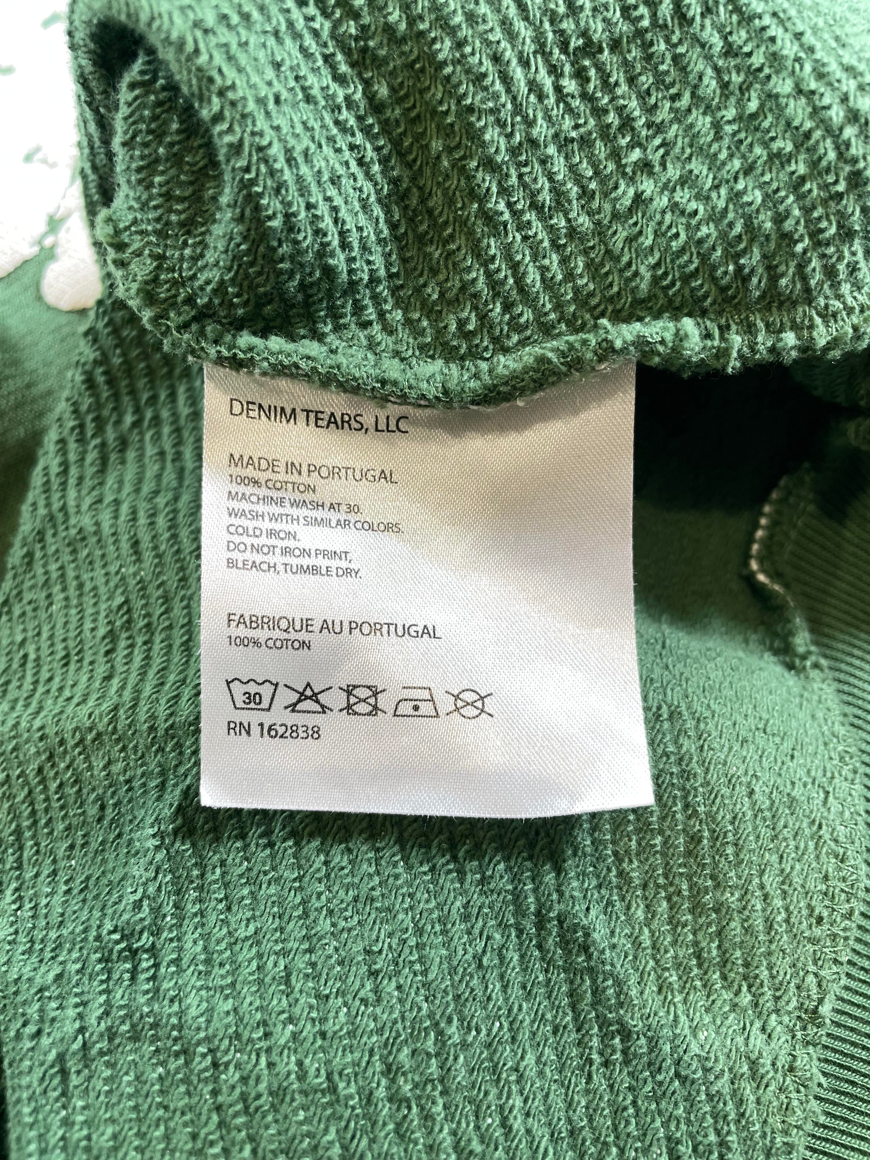 Denim Tears Wreath Green Hoodie
