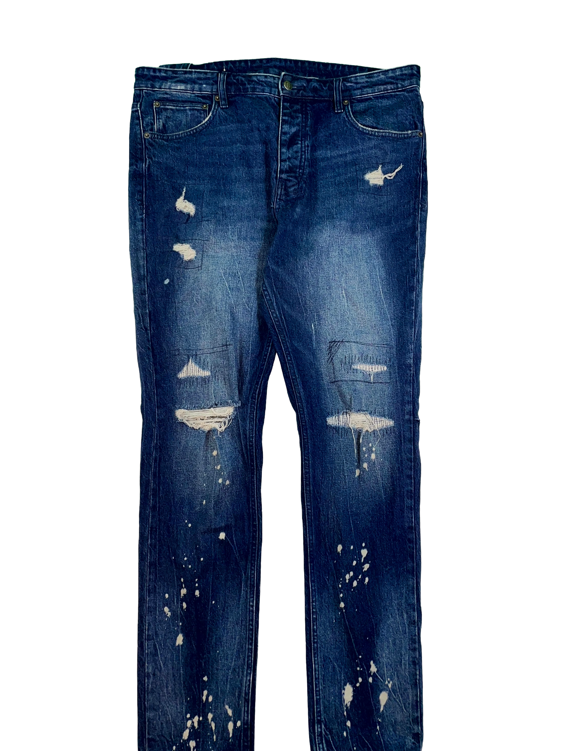 Ksubi Ripped Blue Jeans