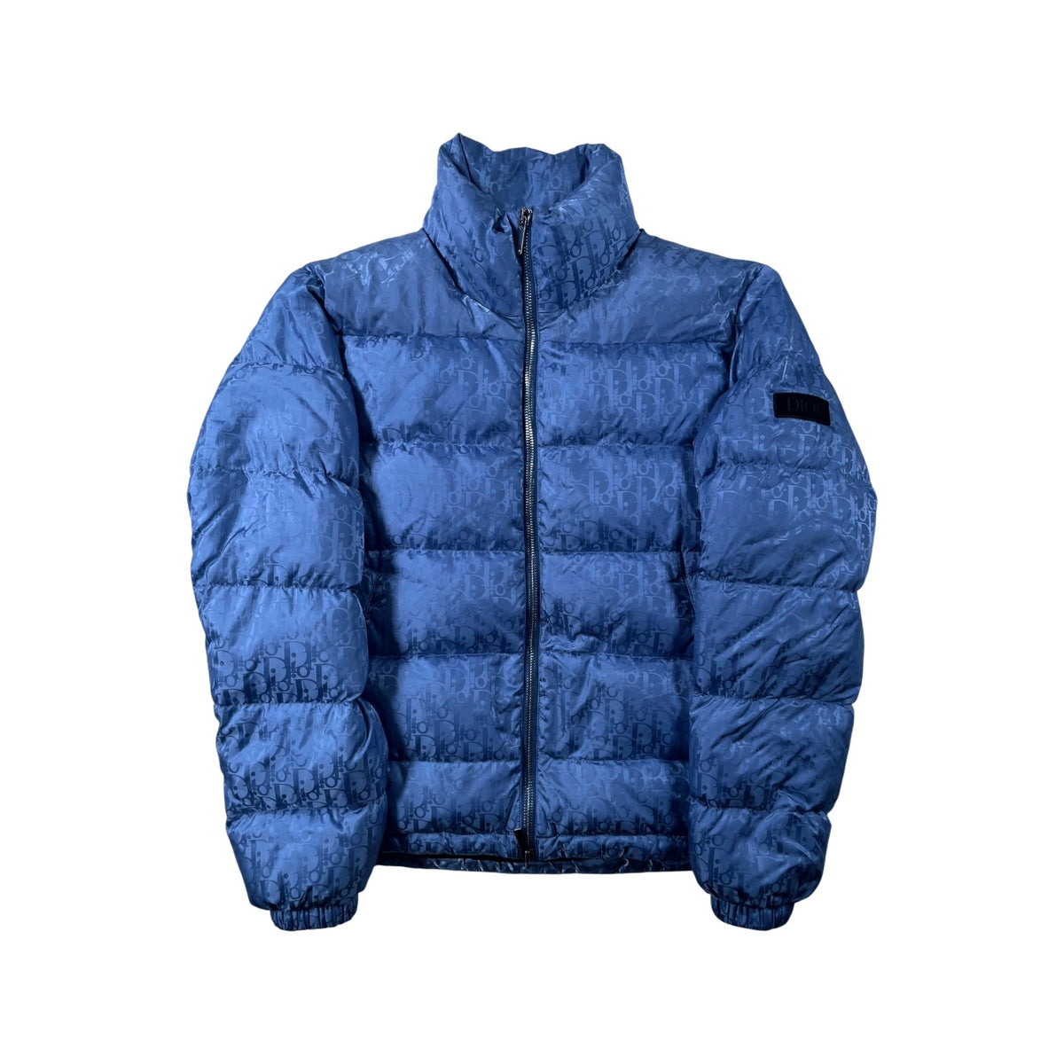 Dior Oblique Monogram Baby Blue Puffer Jacket