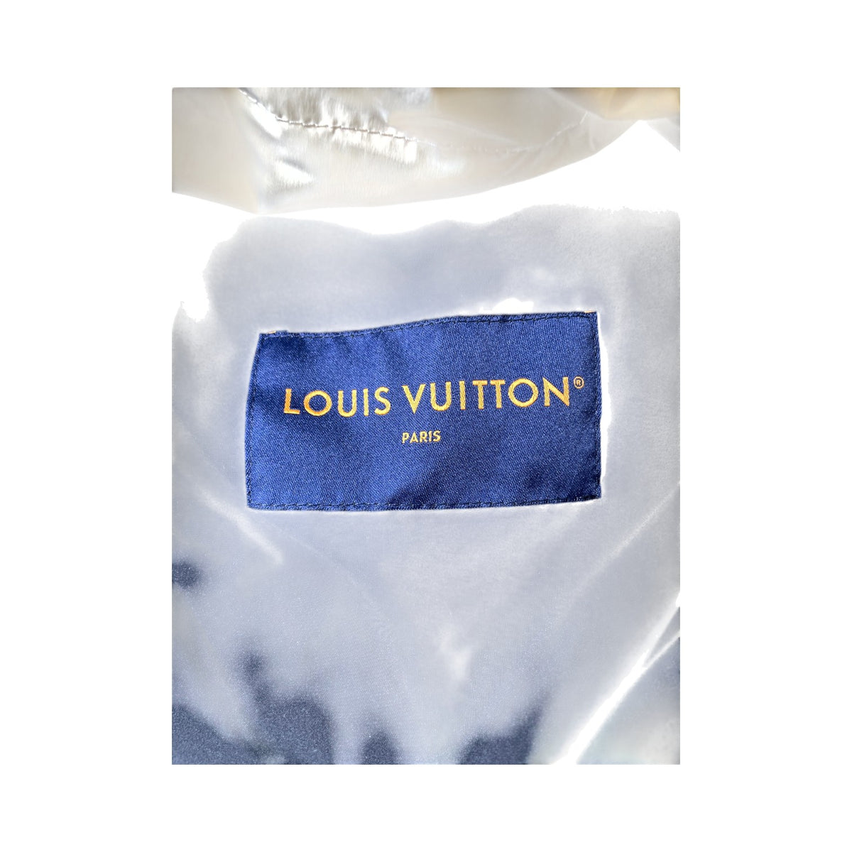 Louis Vuitton Placed Ecodown Monogram Tan & Black Puffer Jacket