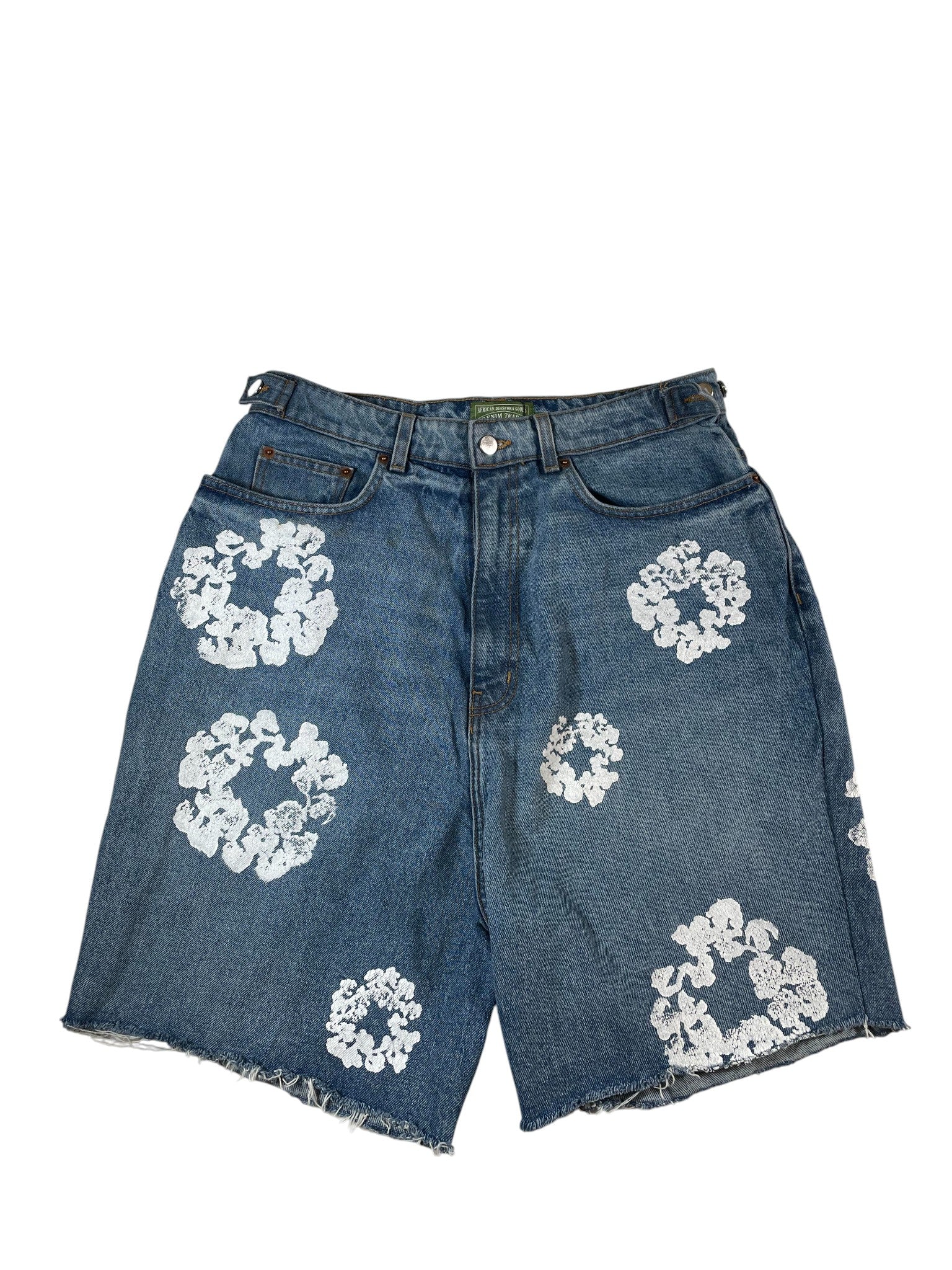 Denim Tears Light Wash Jean Shorts
