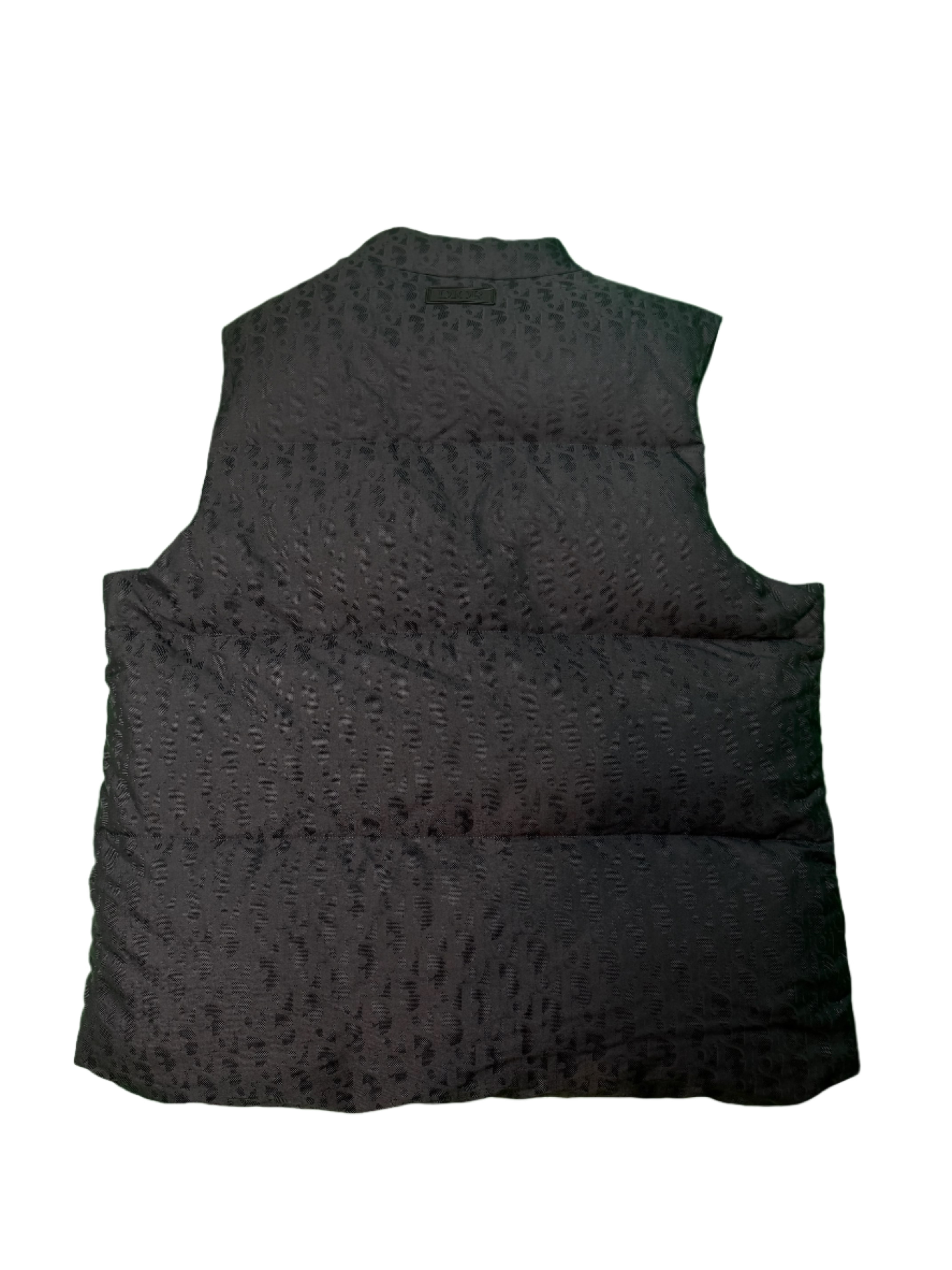 Dior Oblique Black Puffer Vest