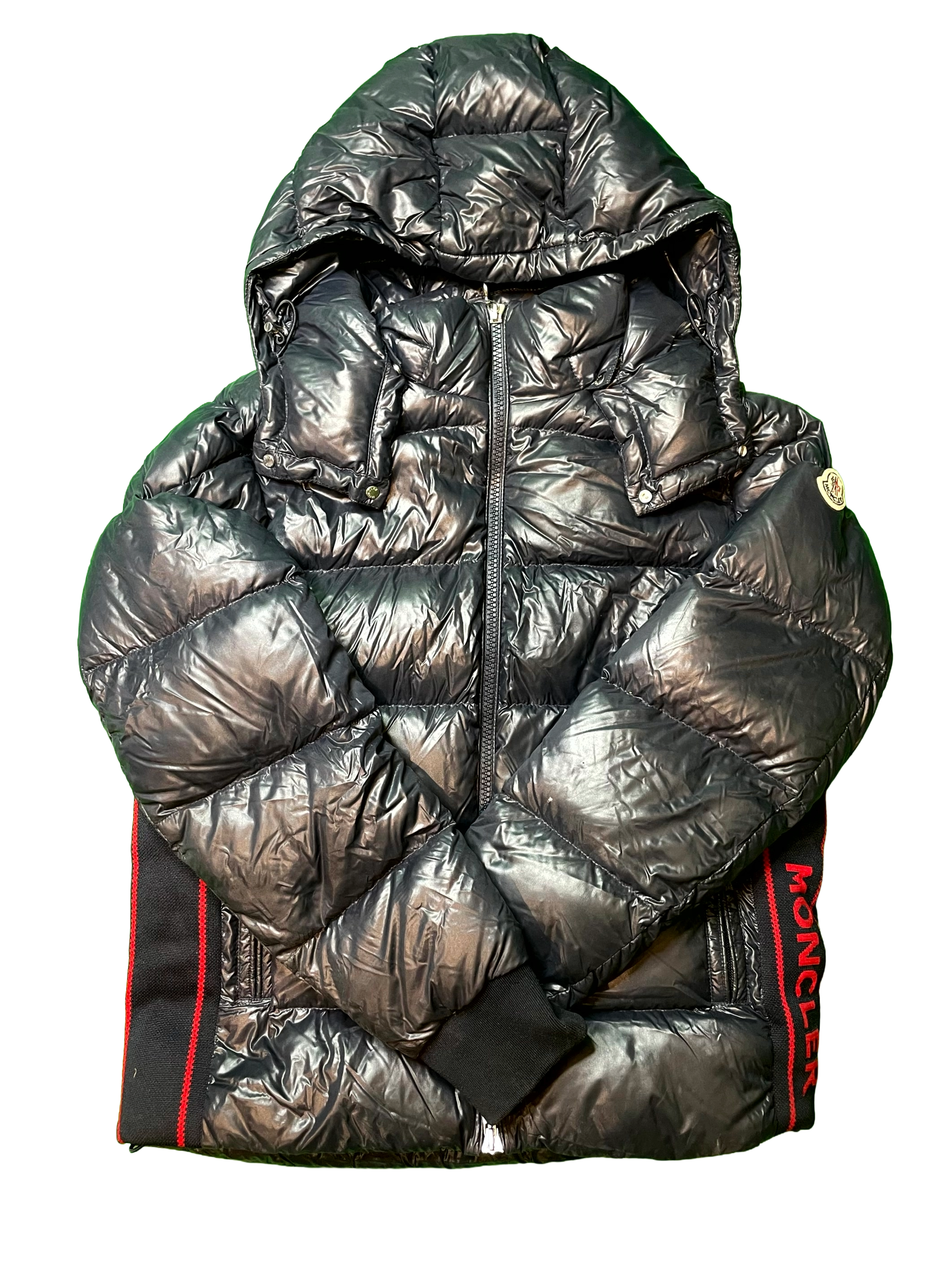 Moncler Puffer Navy & Red Jacket