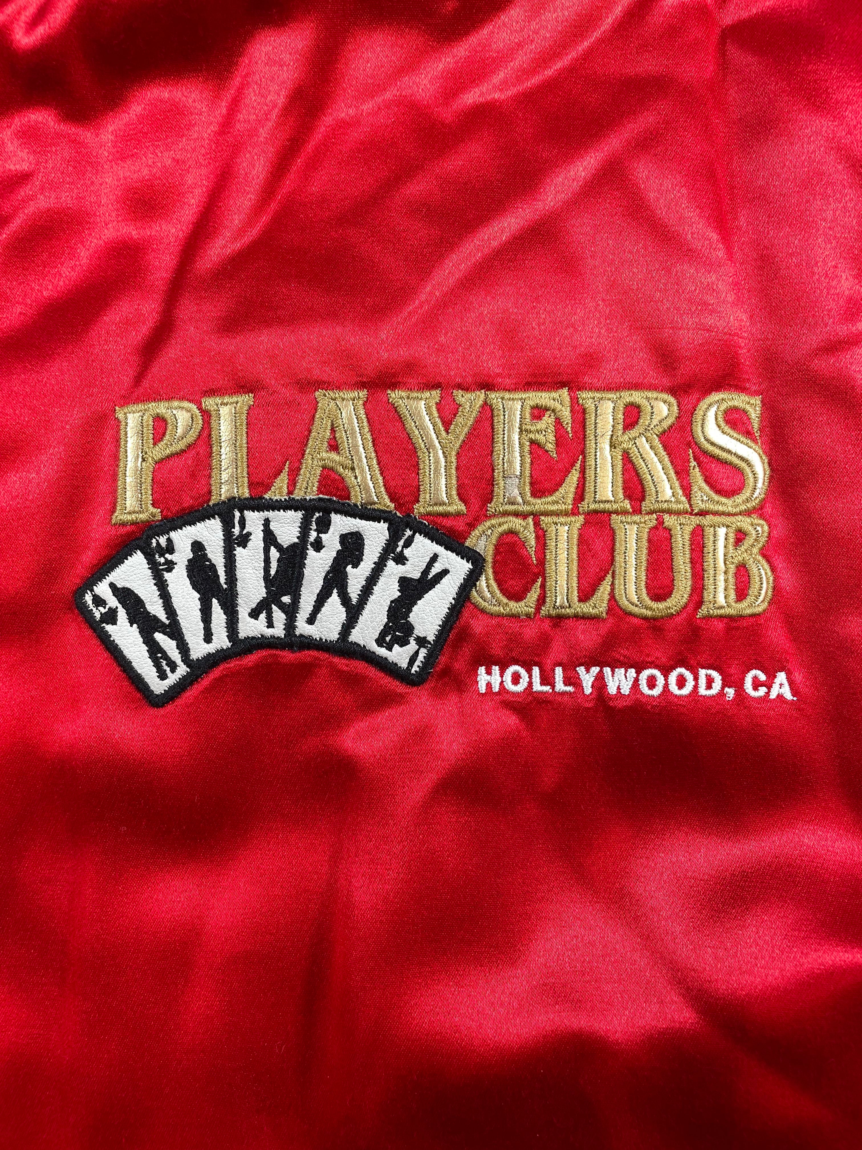Amiri Players Club Red Silk Jacket