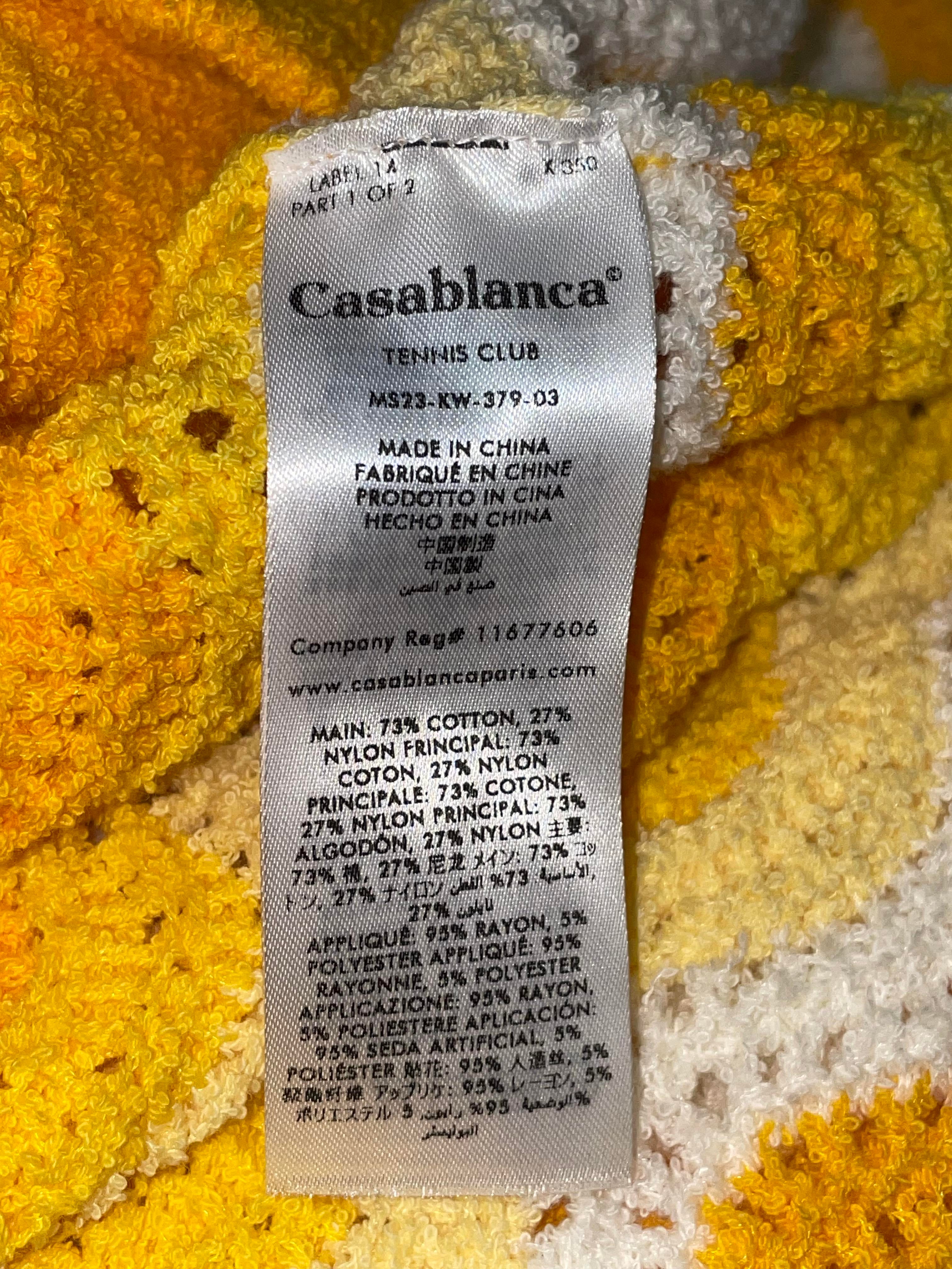 Casablanca Towel Yellow Stripe Set