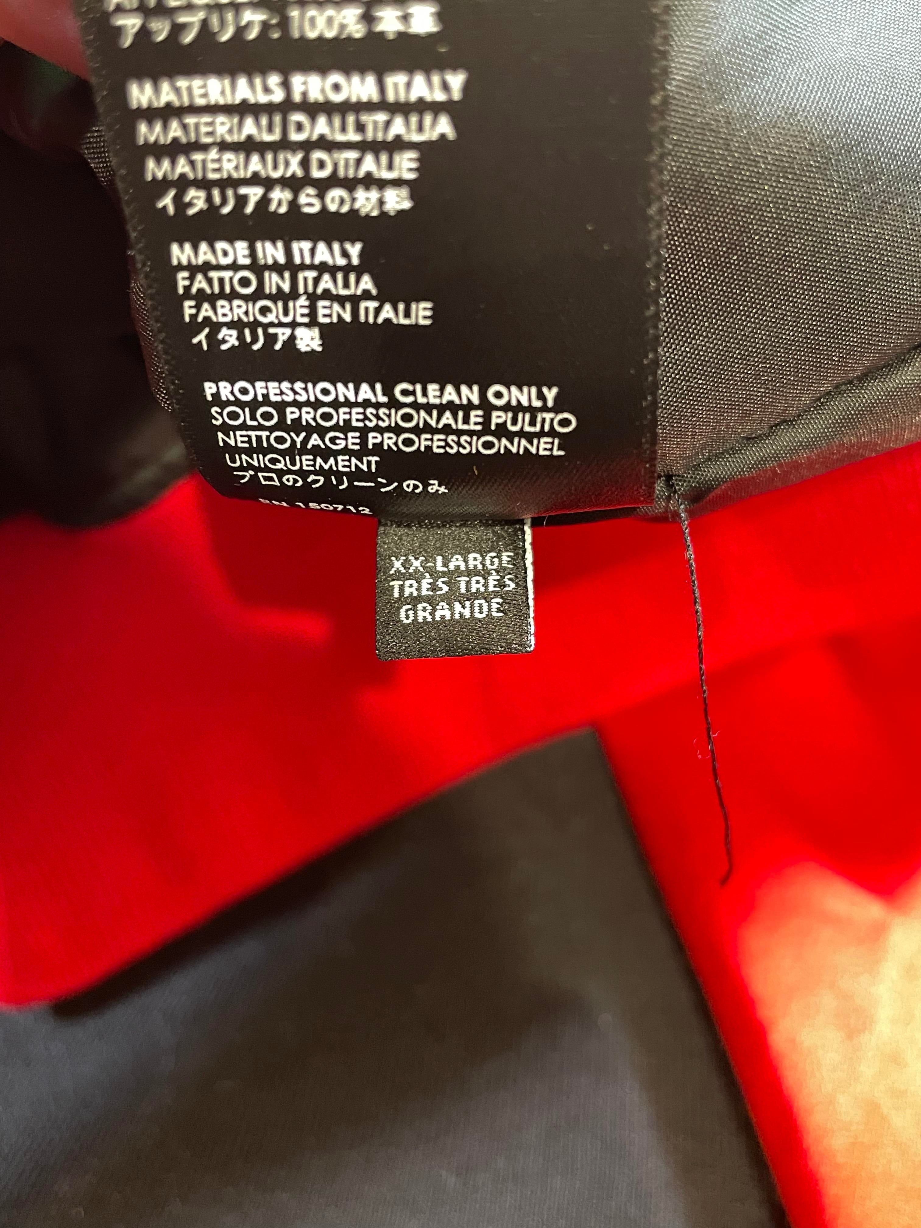 Amiri Players Club Red Silk Jacket