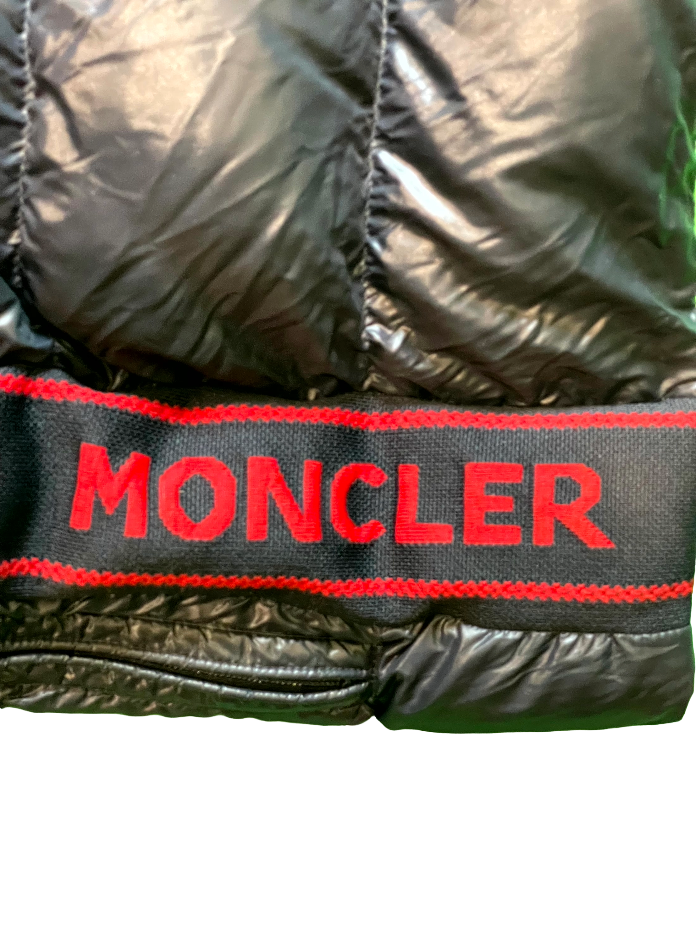Moncler Puffer Navy & Red Jacket
