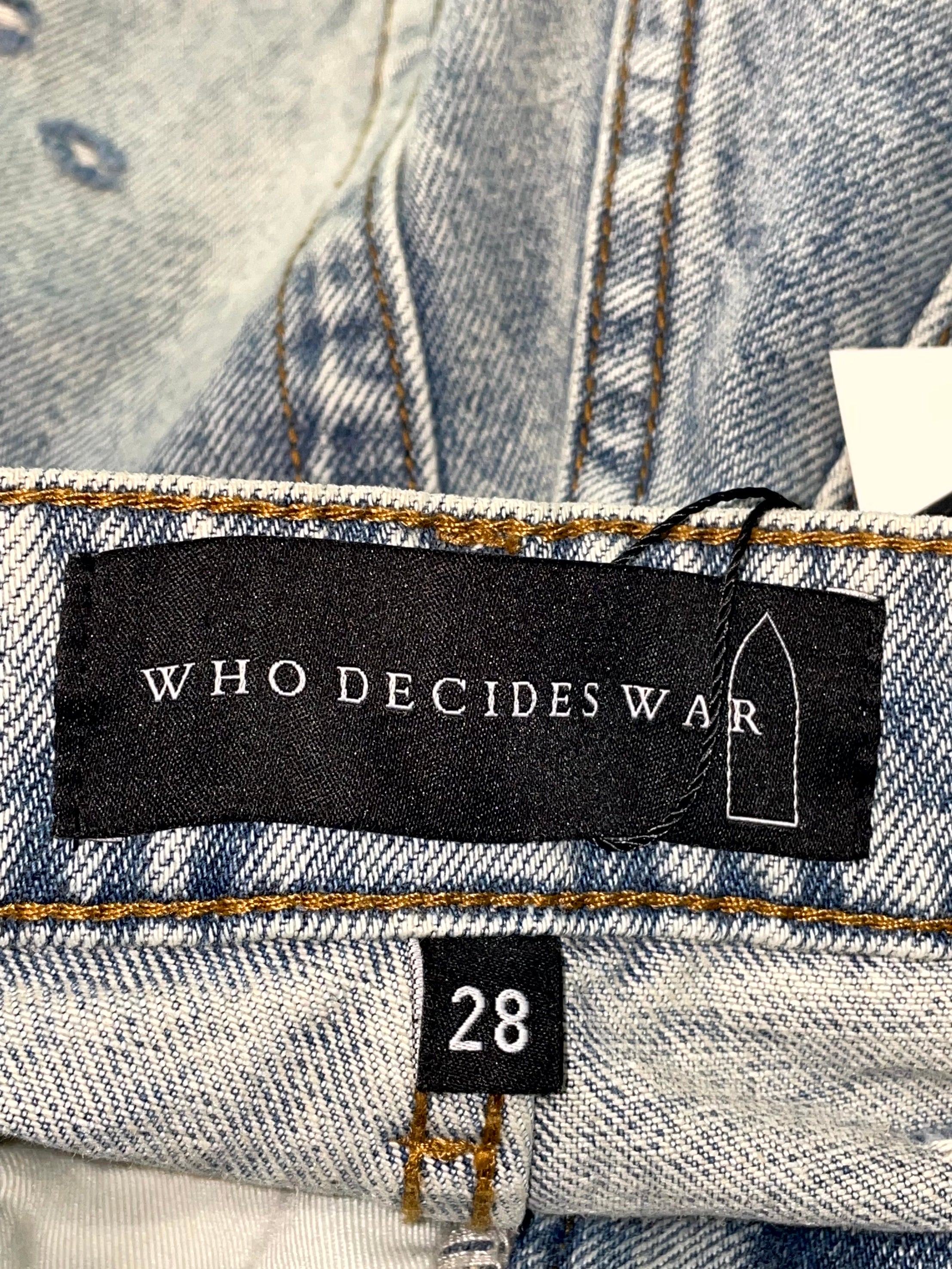 WDW Ultra Flare Scripture Denim Light Wash Jeans