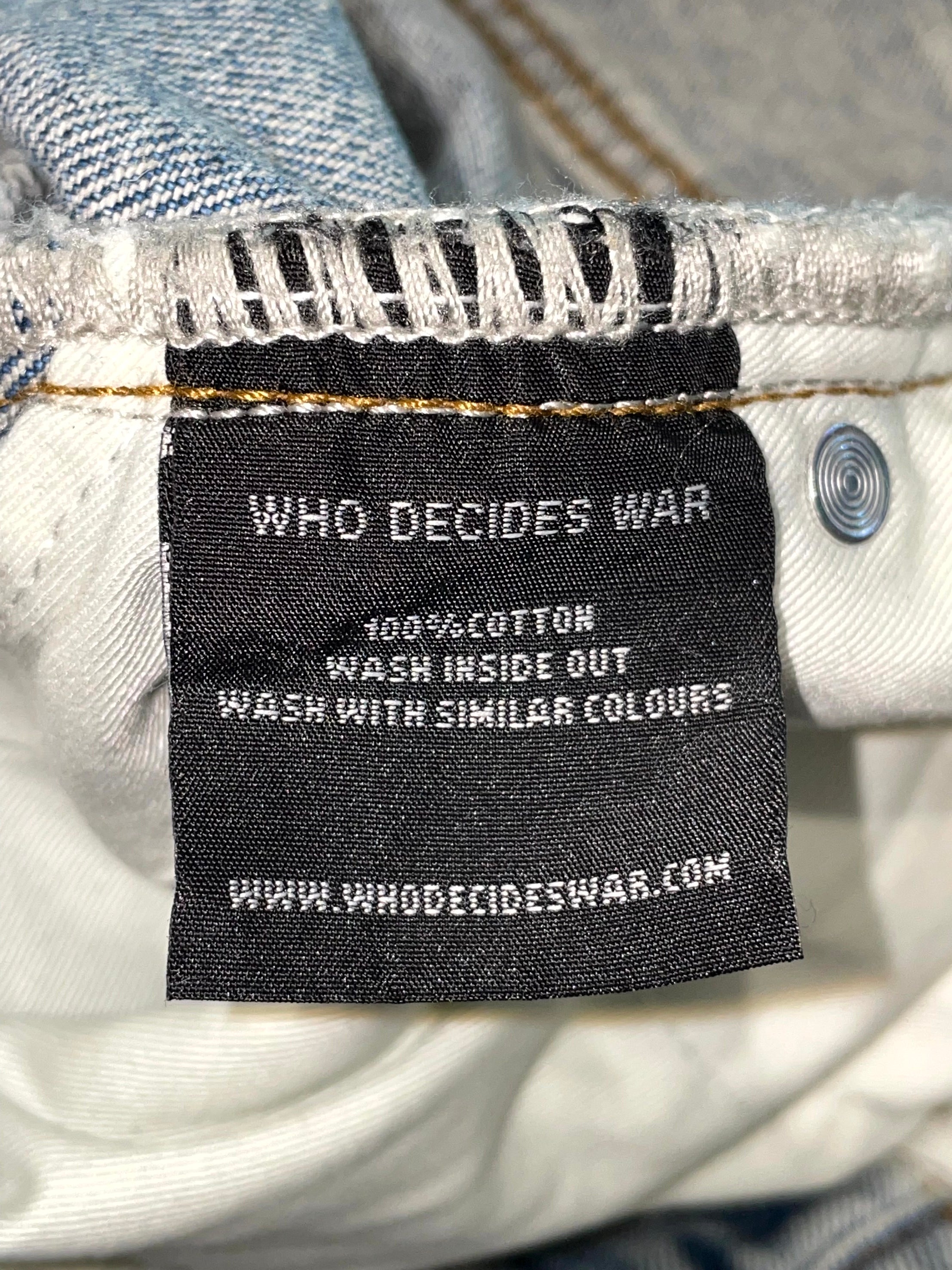 WDW Ultra Flare Scripture Denim Light Wash Jeans