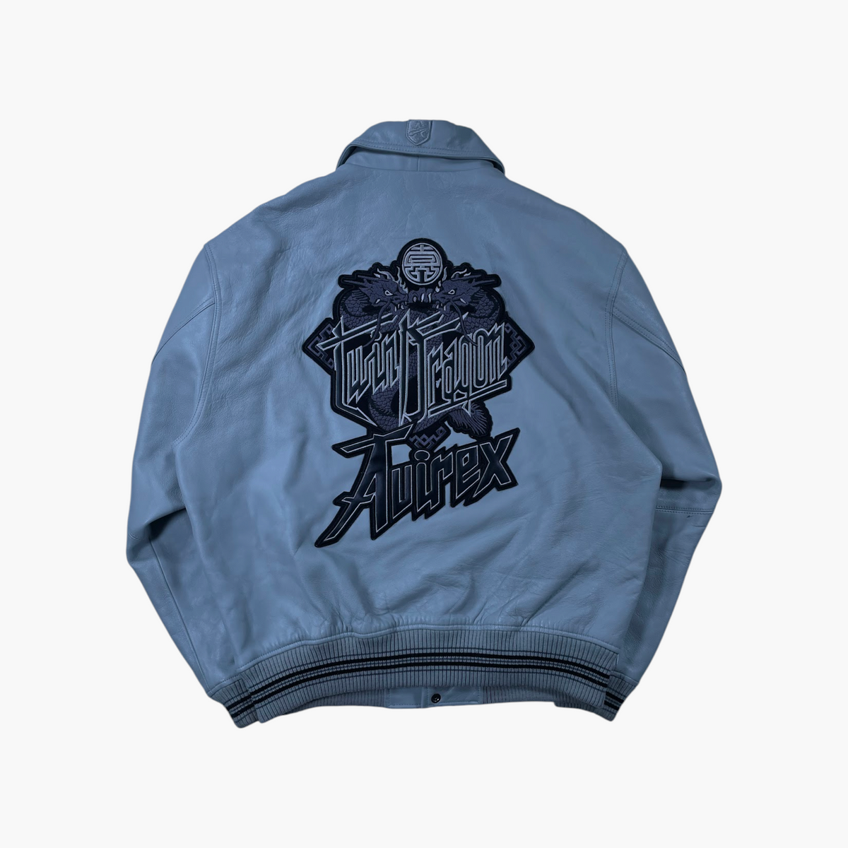 Avirex Rolls Royce Grey Varsity Jacket