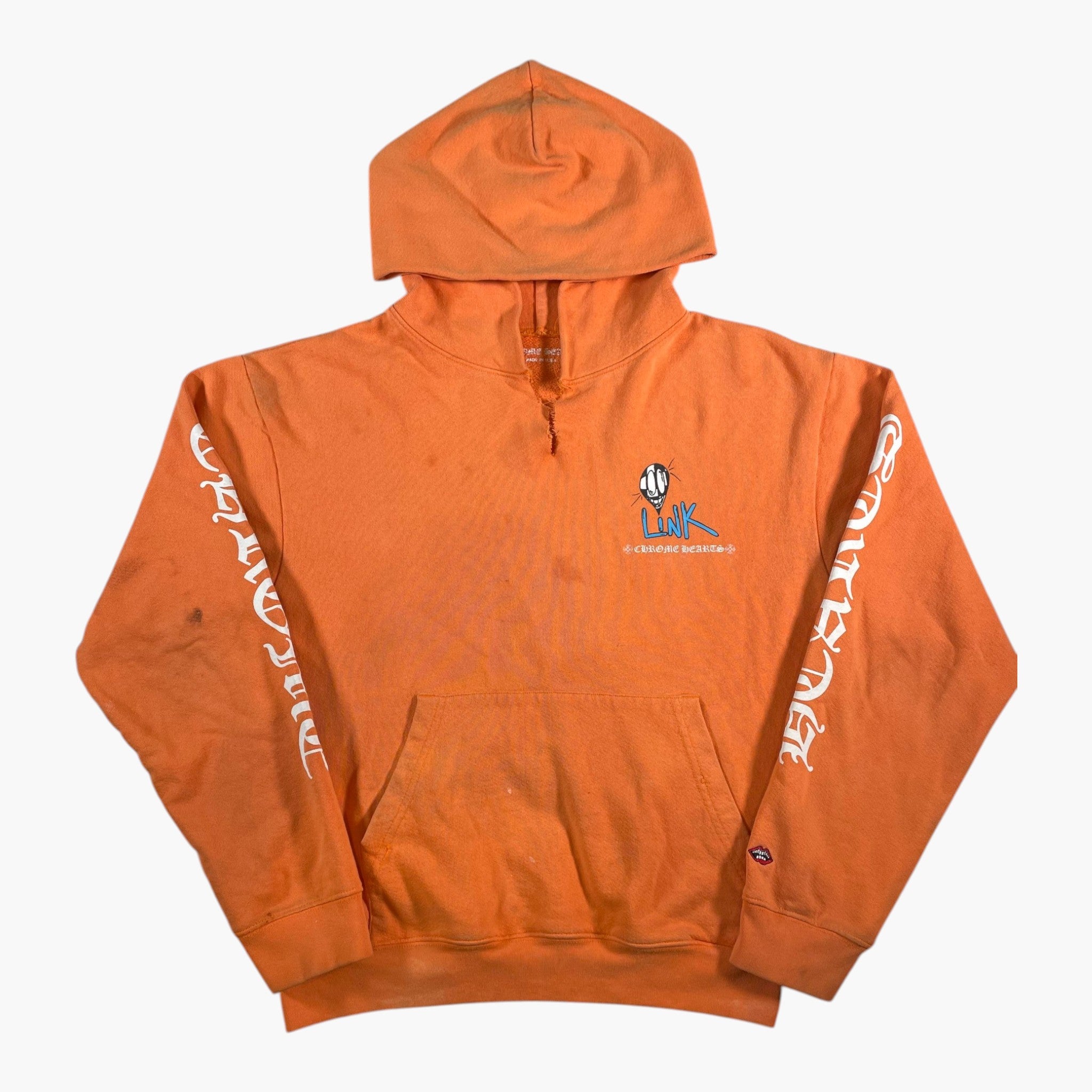 Chrome Hearts Matty Boy Link Build Orange Hoodie