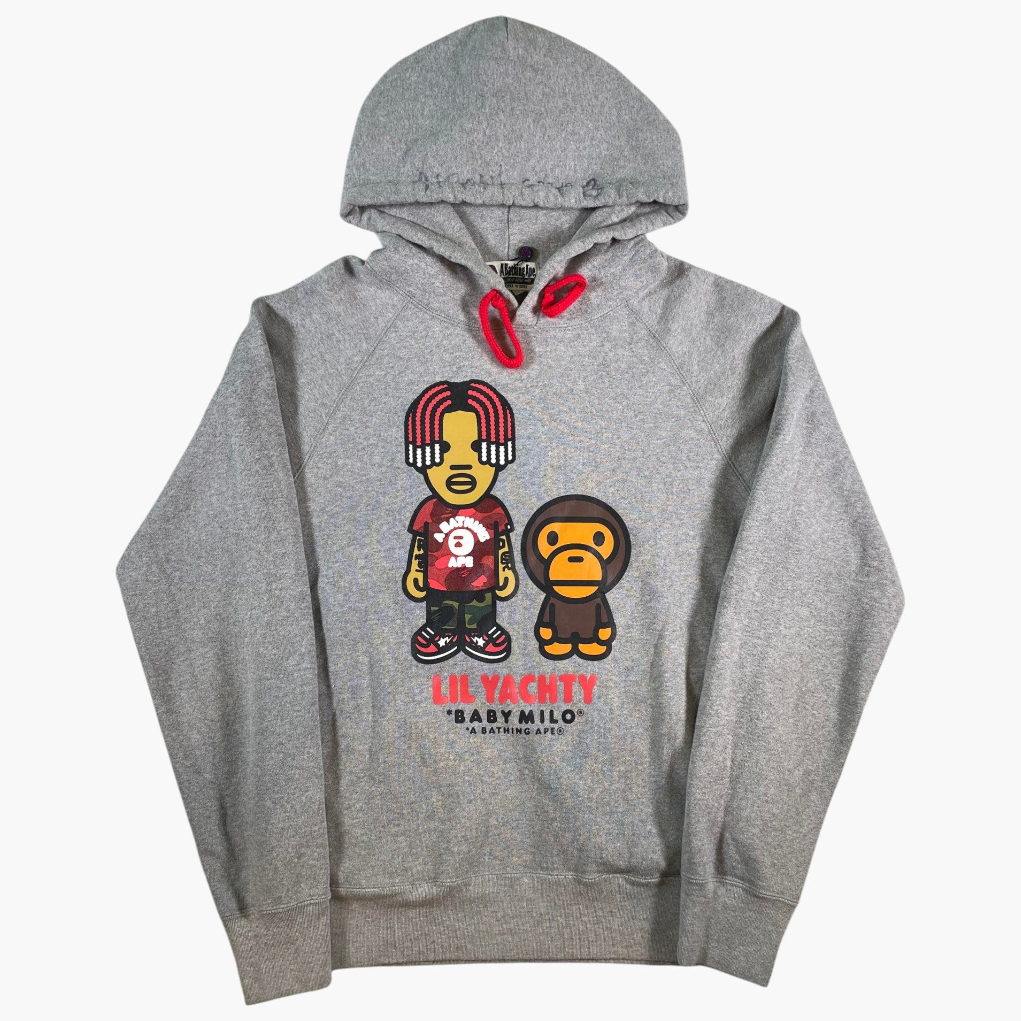 BAPE Marvel Lil Boat Grey Hoodie