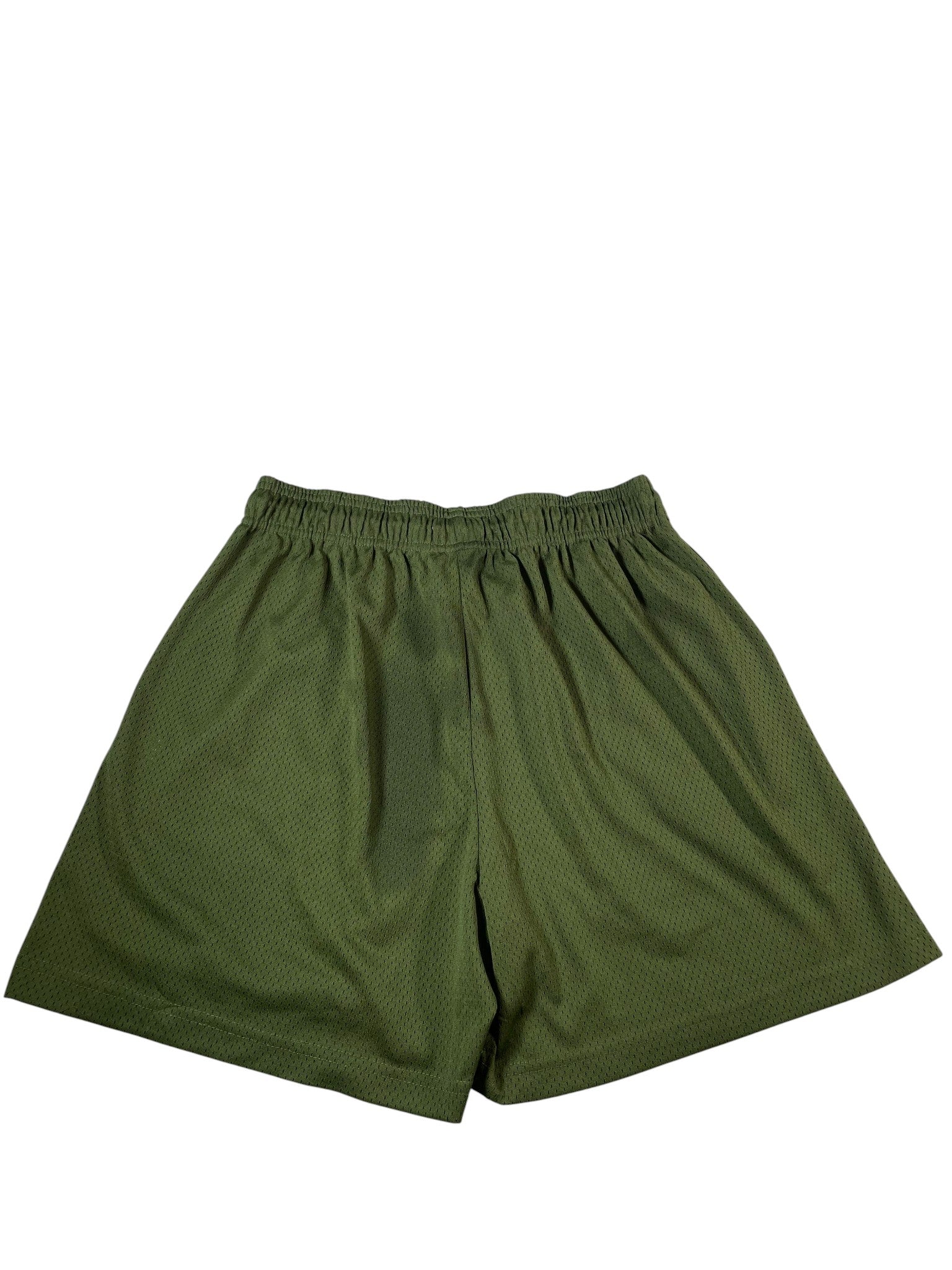 Eric Emanuel Green & Purple Mesh Shorts