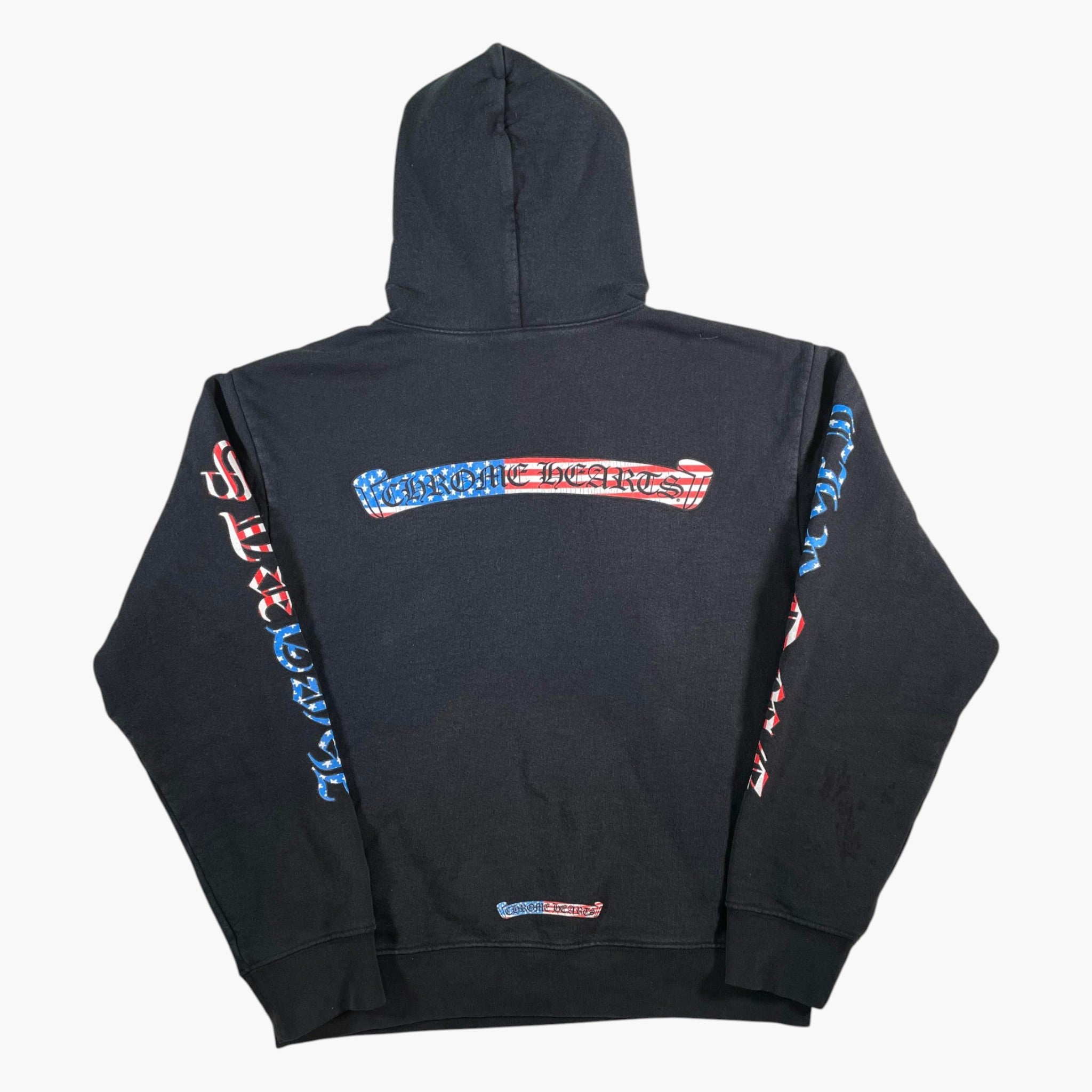 Chrome Hearts Matty Boy USA Scroll Black Hoodie
