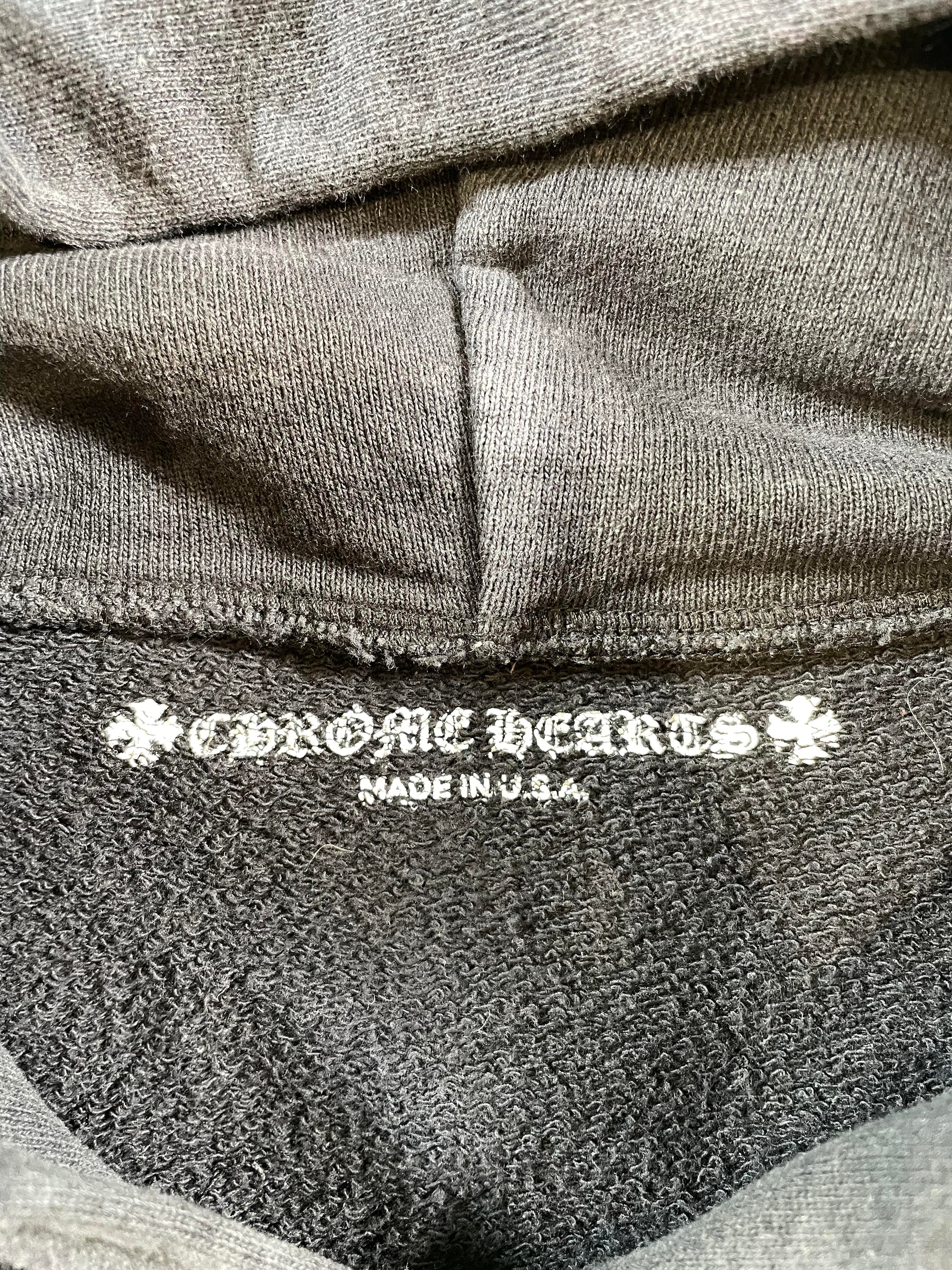 Chrome Hearts Matty Boy USA Scroll Black Hoodie