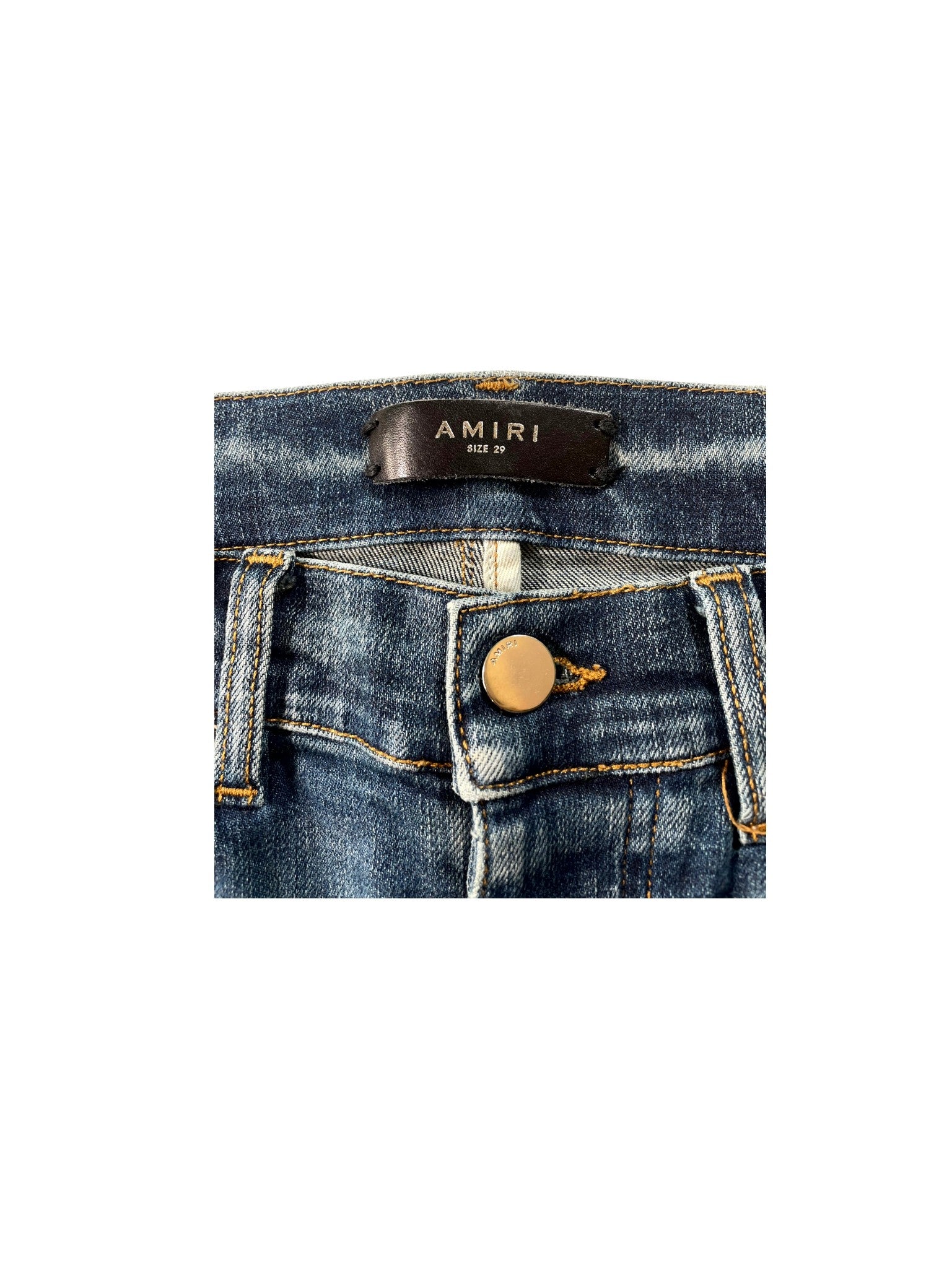 Amiri "Shotgun" Dark Wash Jeans
