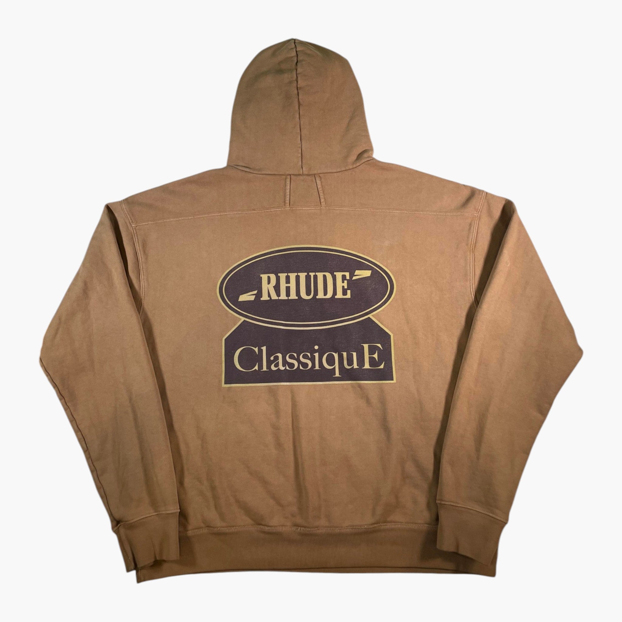Rhude Classique Brown Hoodie