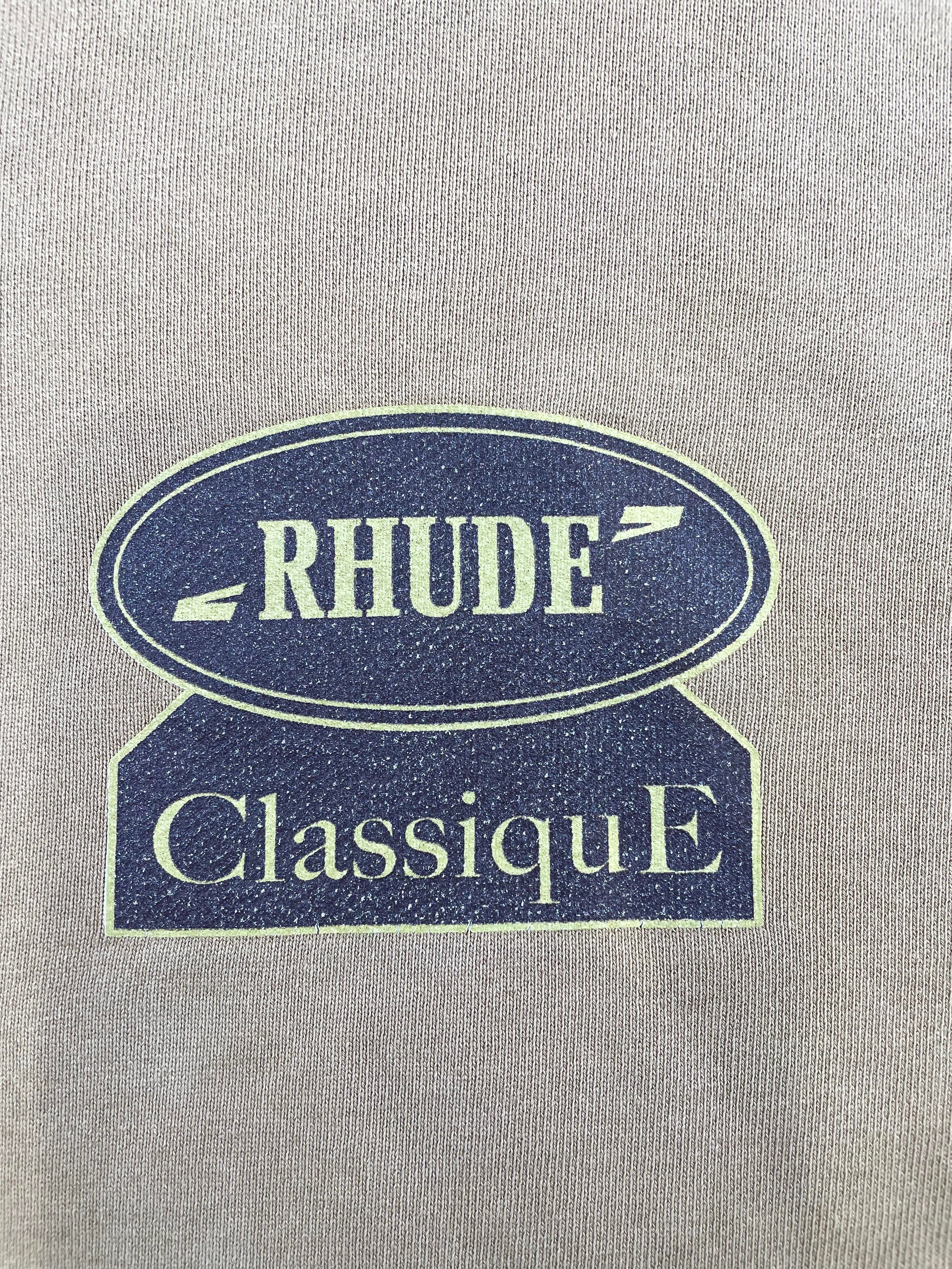 Rhude Classique Brown Hoodie