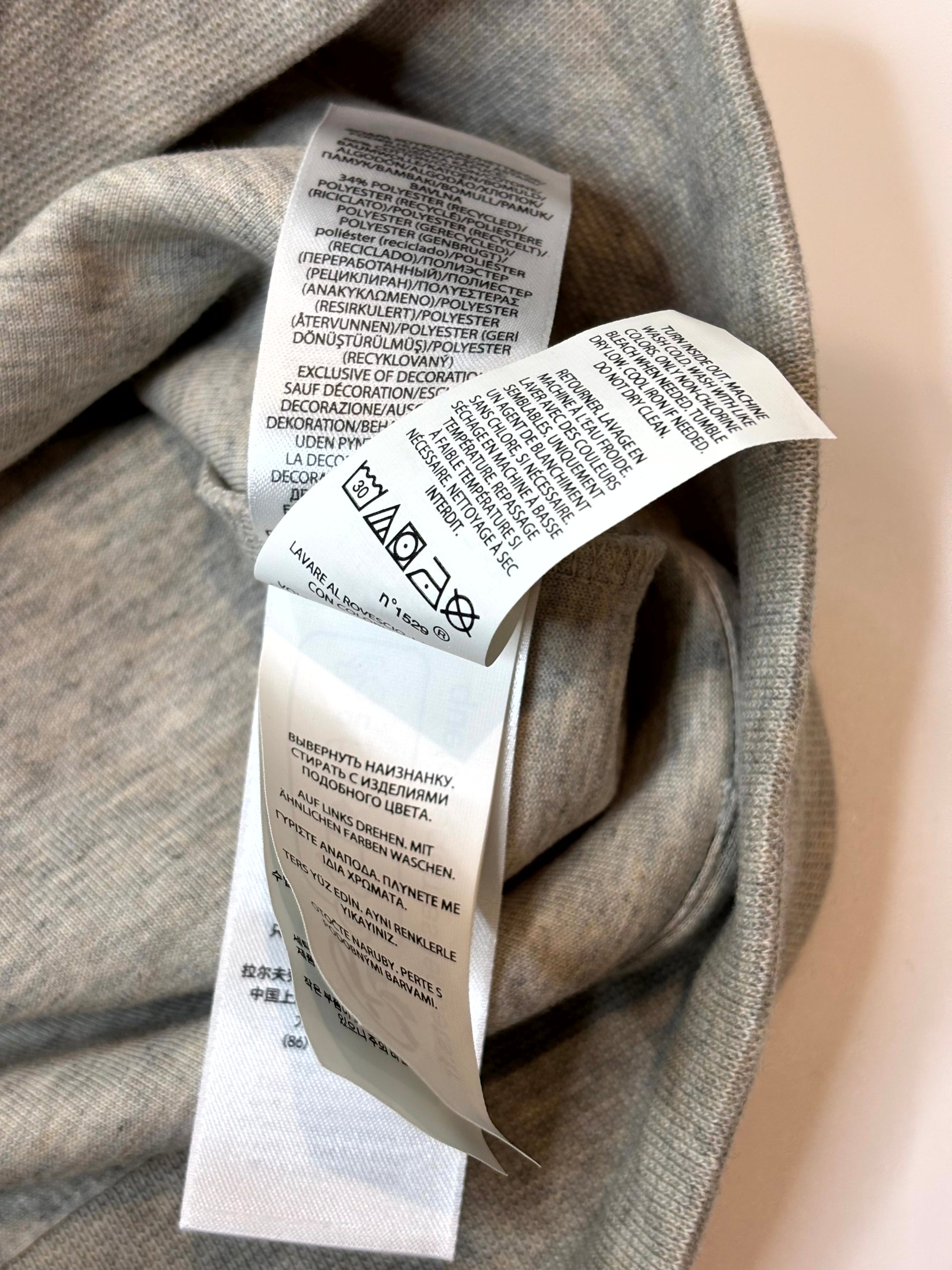 Polo Grey Black Zip Up