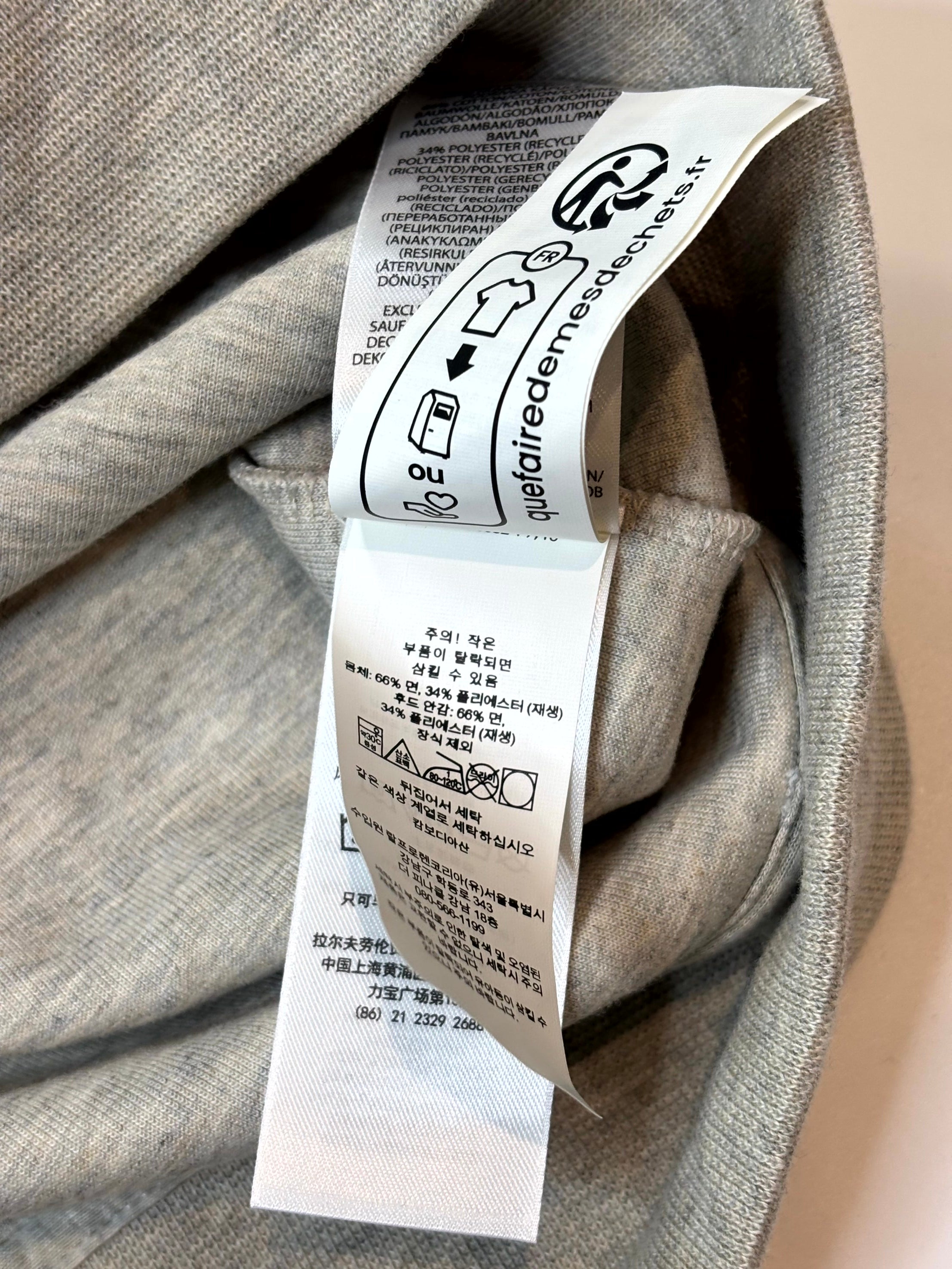 Polo Grey Black Zip Up