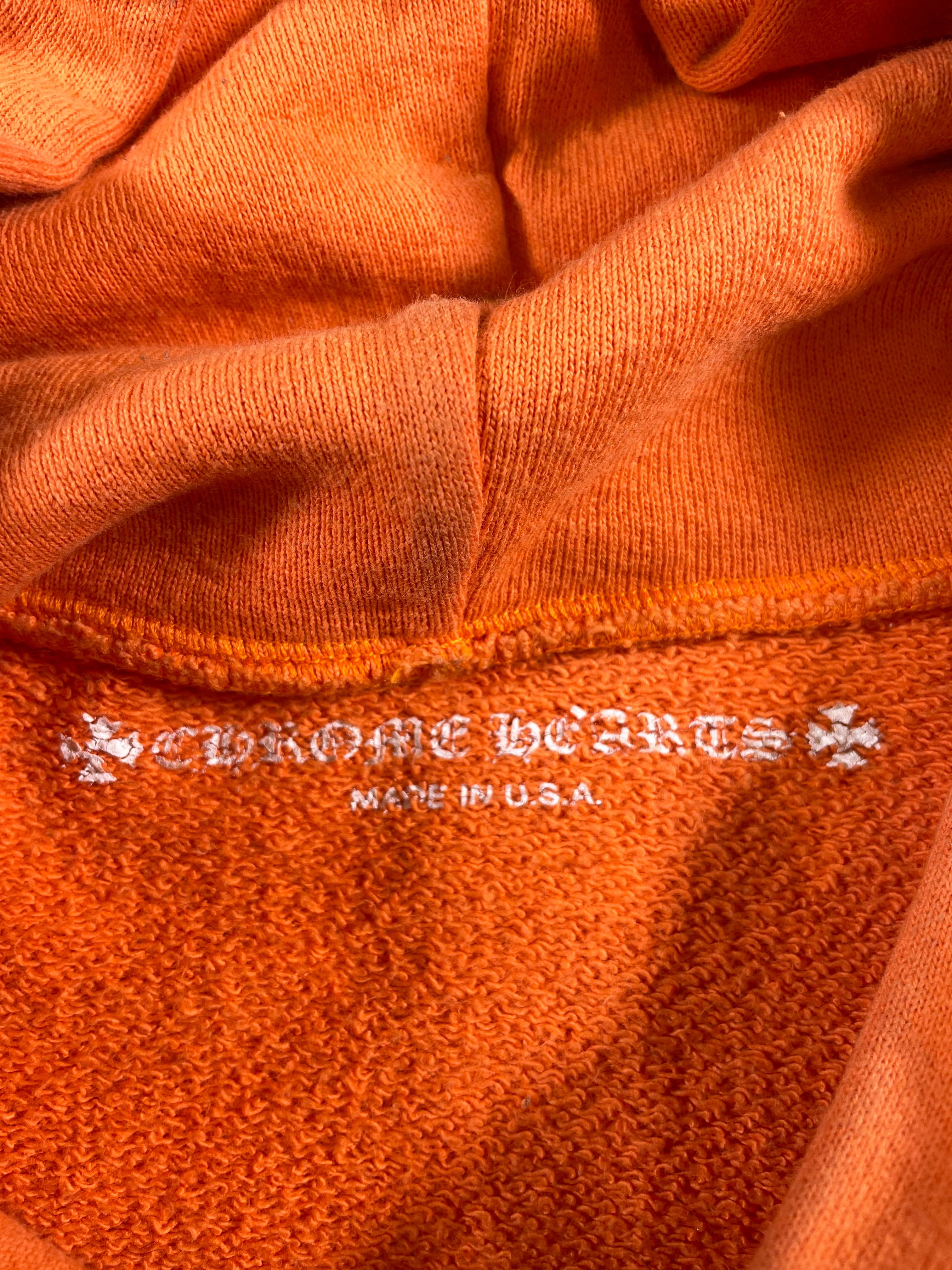 Chrome Hearts Matty Boy Orange Link Build Hoodie