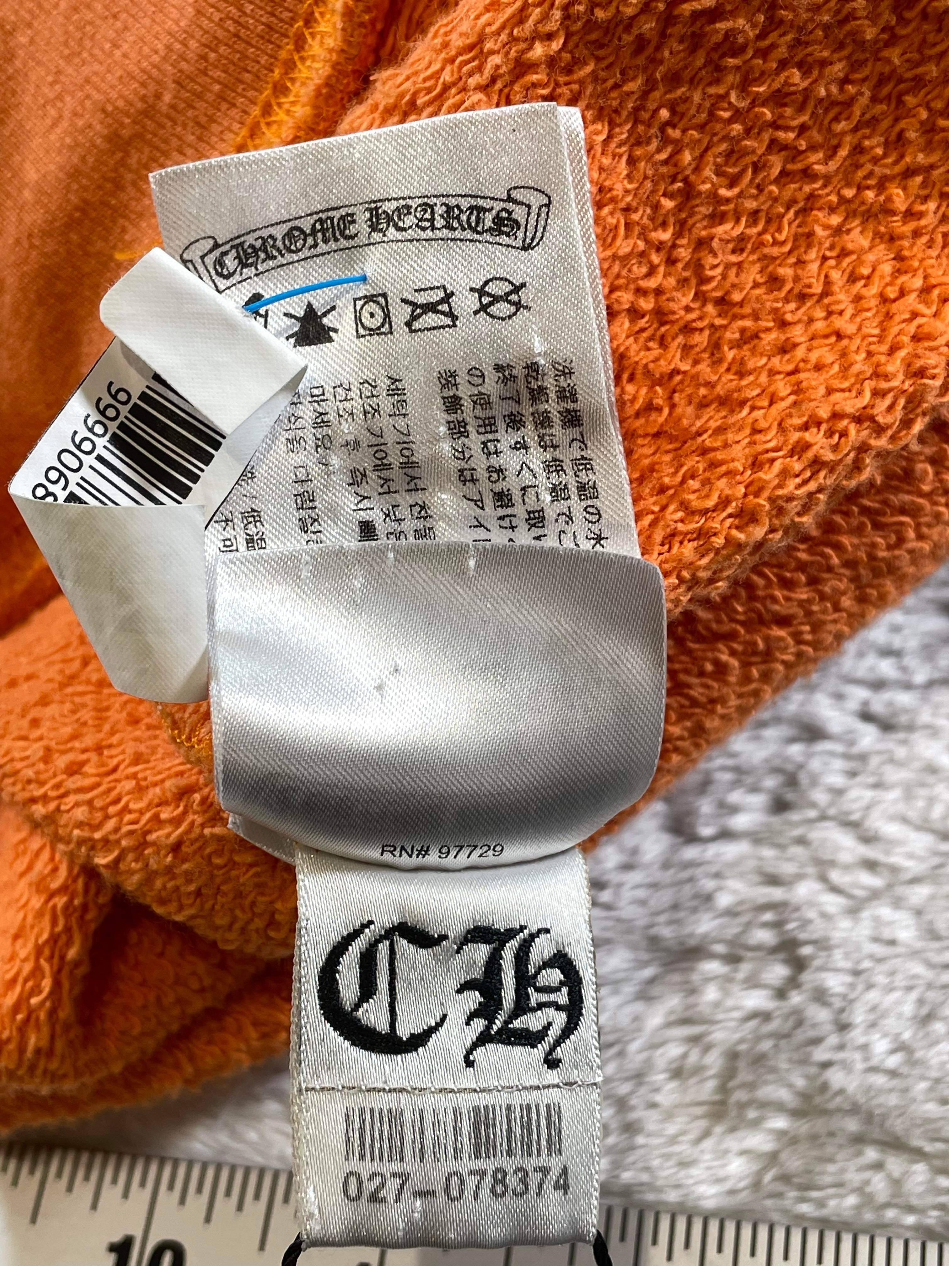 Chrome Hearts Matty Boy Orange Link Build Hoodie