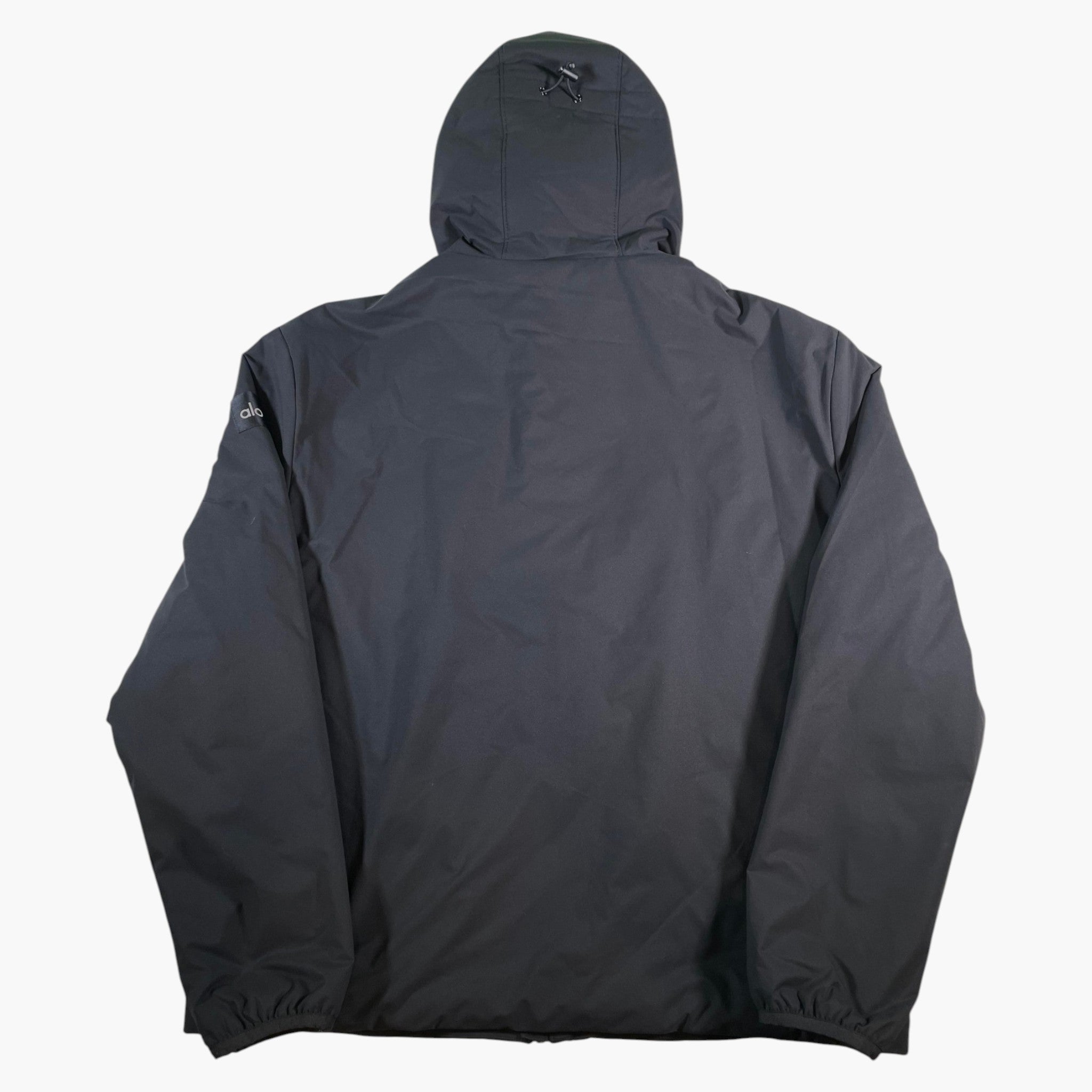 ALO Stretch Woven Notable Black Puffer Jacket