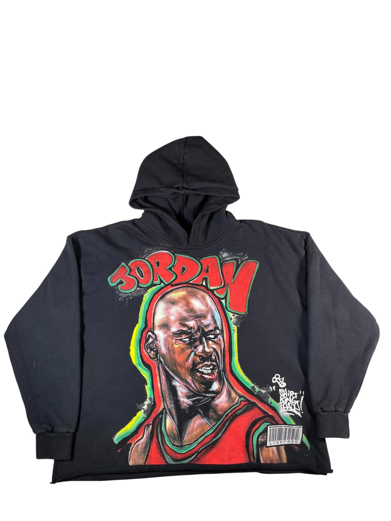 Barriers 'Jordan' Black Hoodie