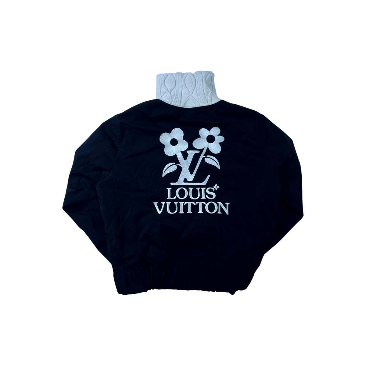 Louis Vuitton Knit Pharell Black & Cream Jacket