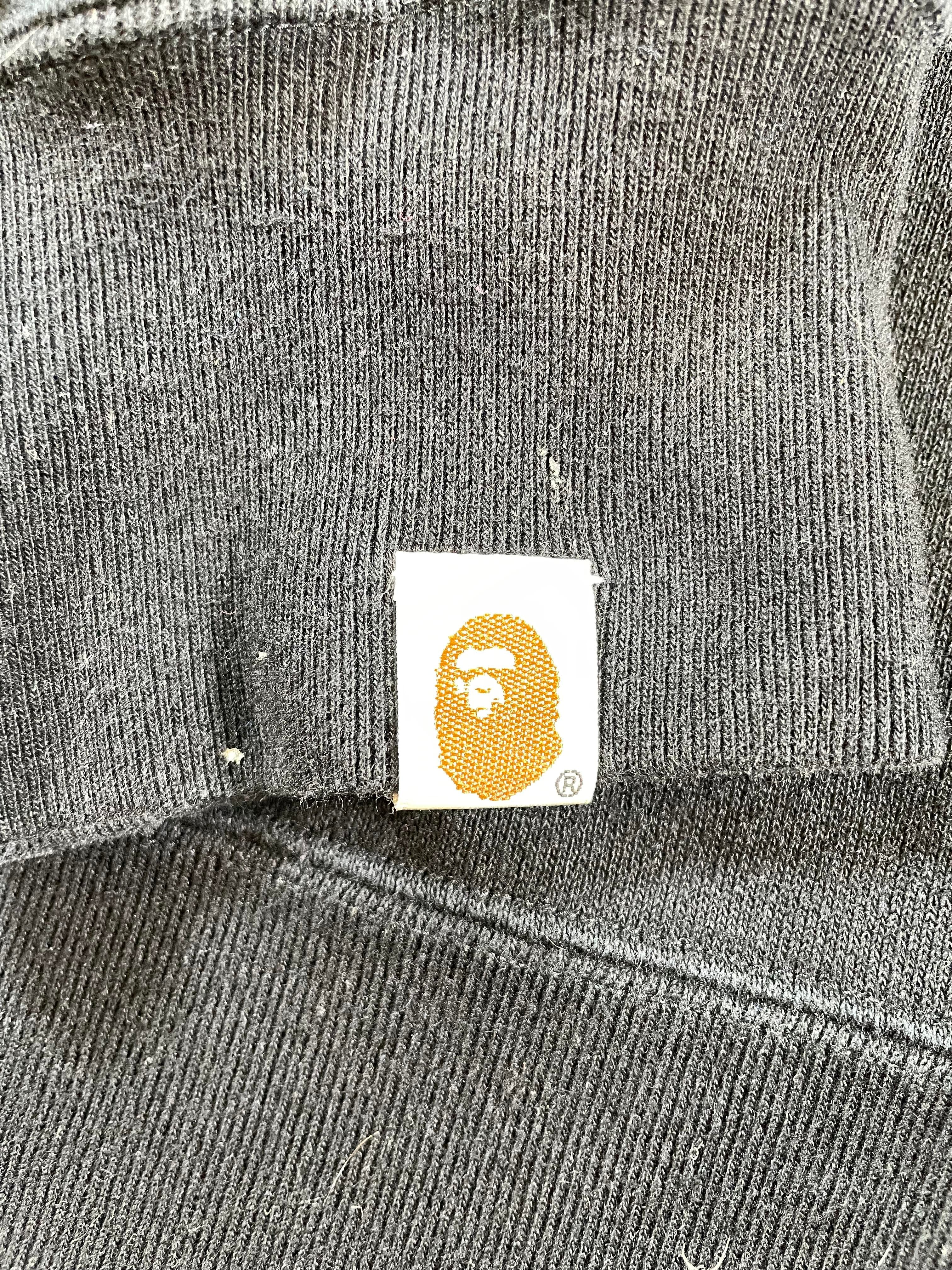 BAPE ABA Black & White Hoodie