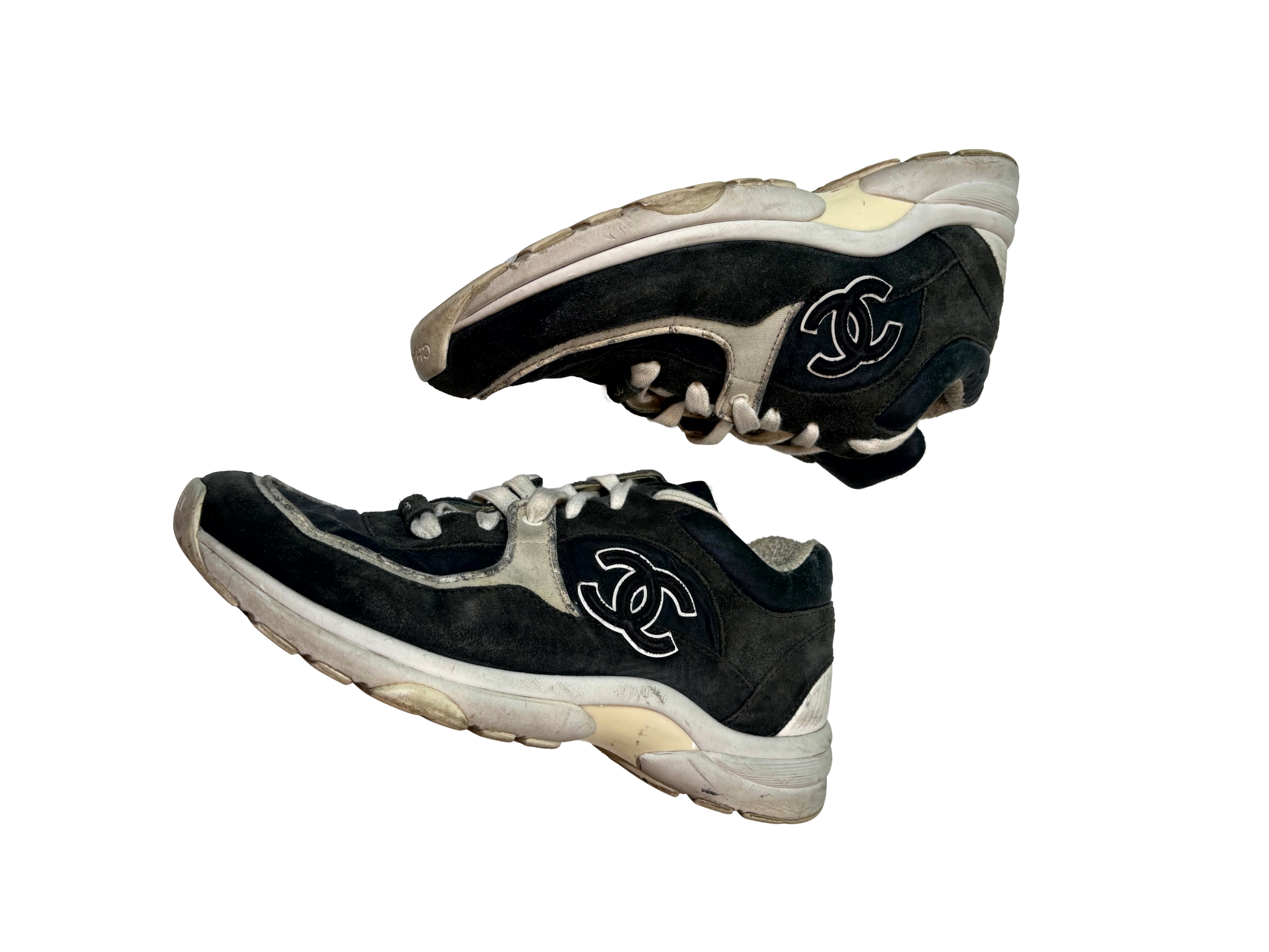 Chanel CC Charcoal Gray Runner