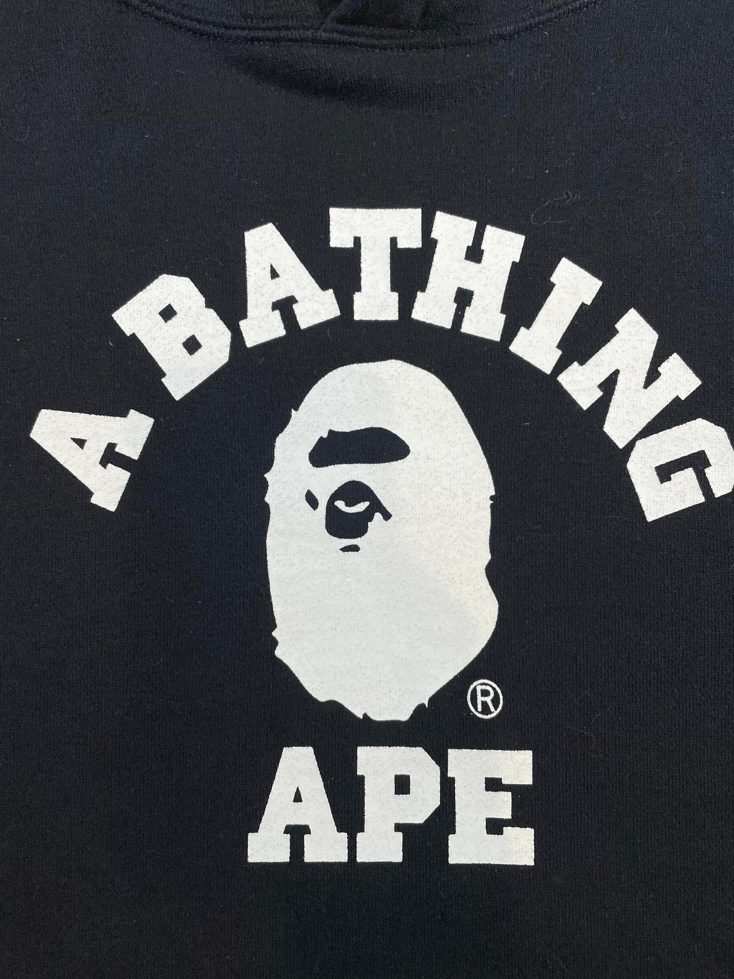 BAPE ABA Black & White Hoodie