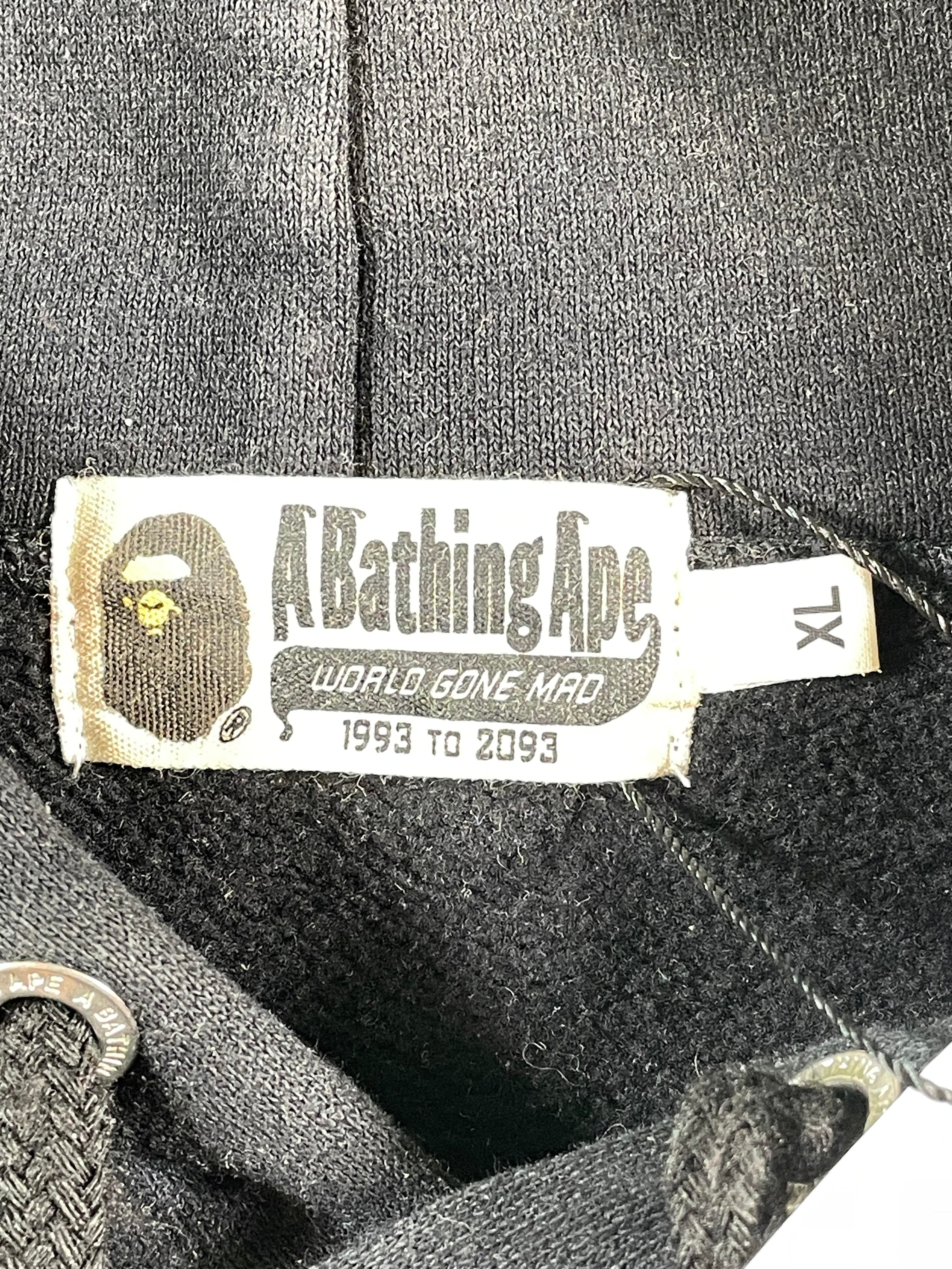 BAPE ABA Black & White Hoodie