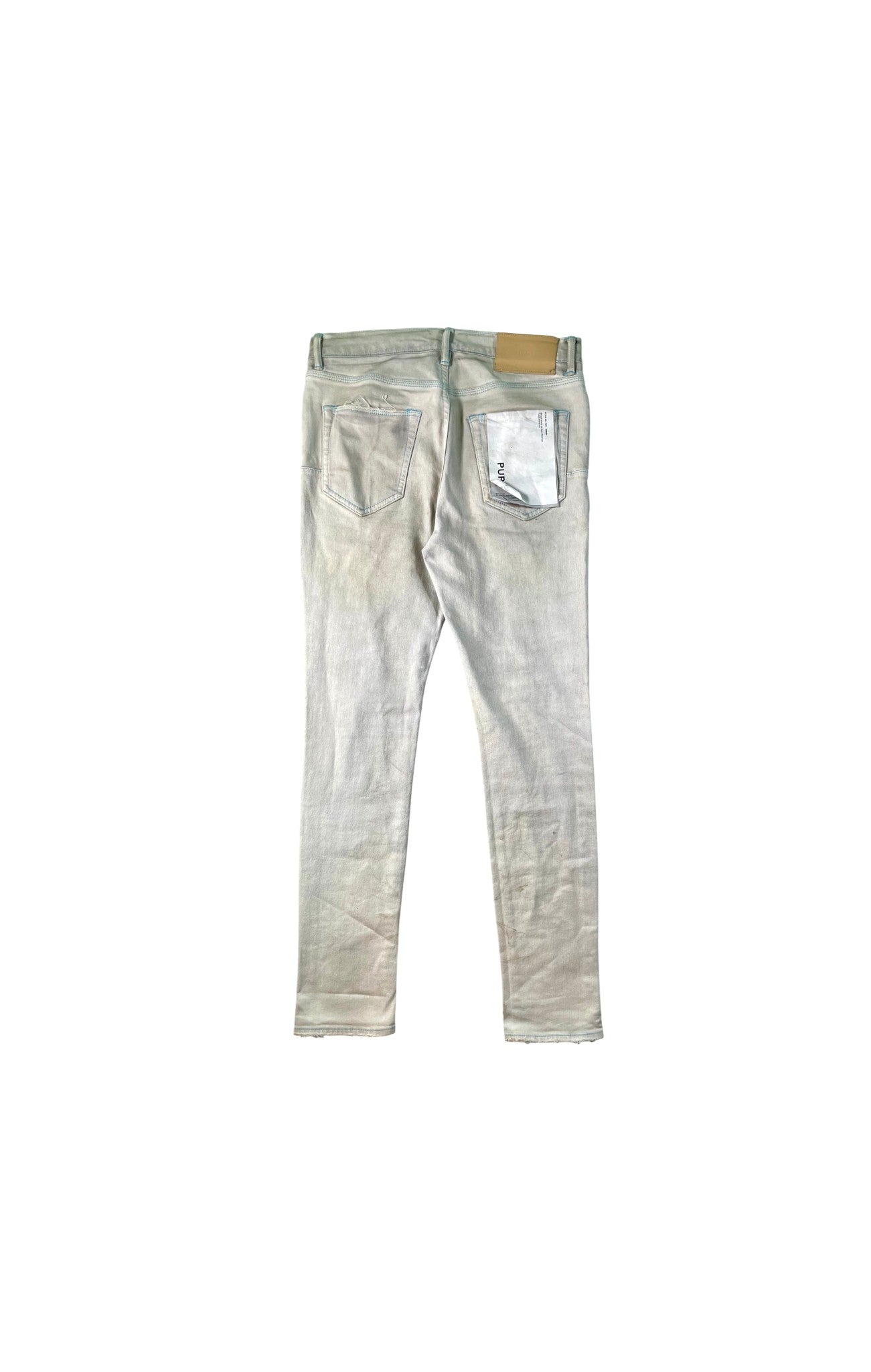 Purple Brand Outline Grey & Blue Jeans