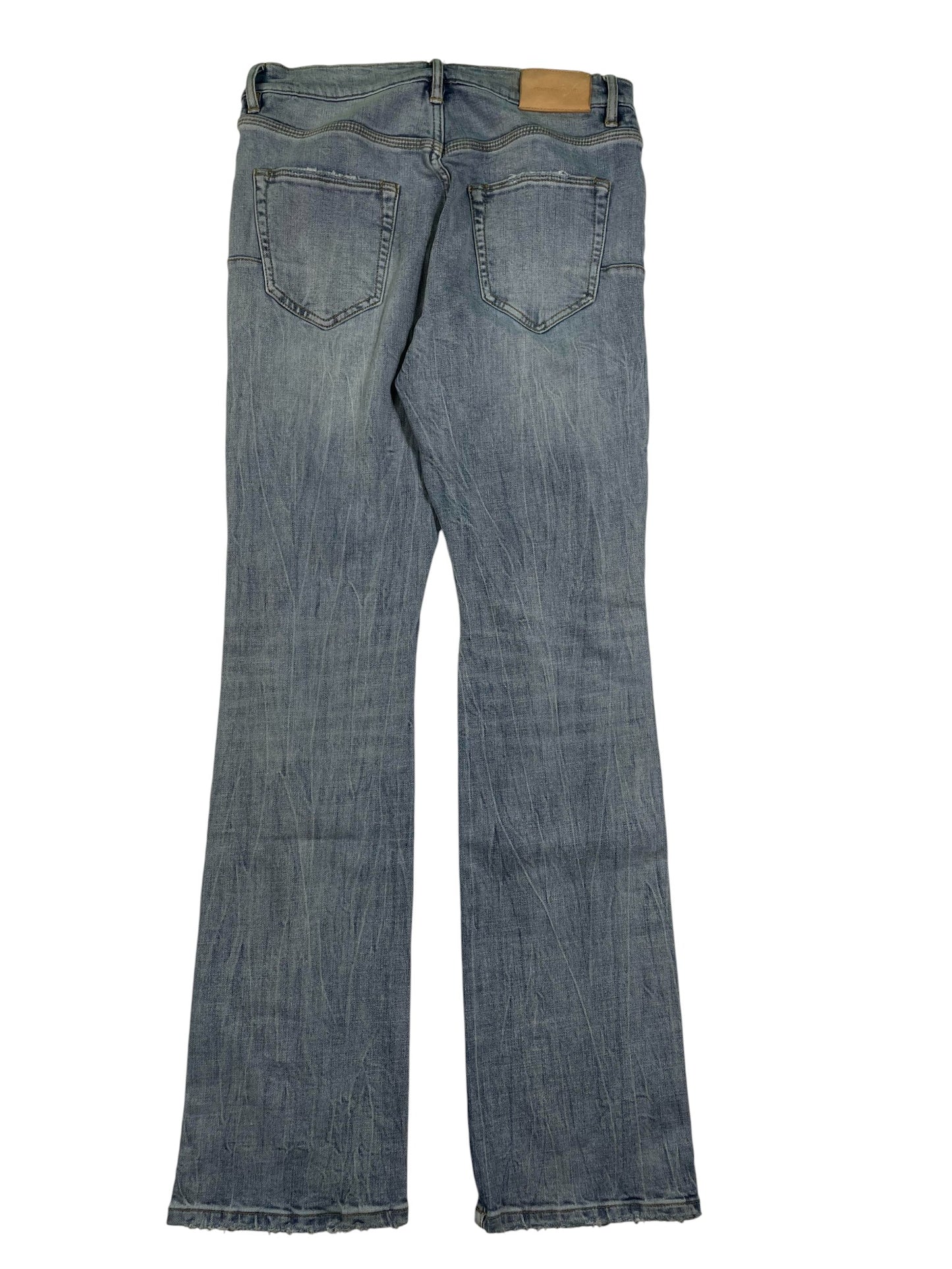 Purple Brand Light Wash Knee Rip Jeans