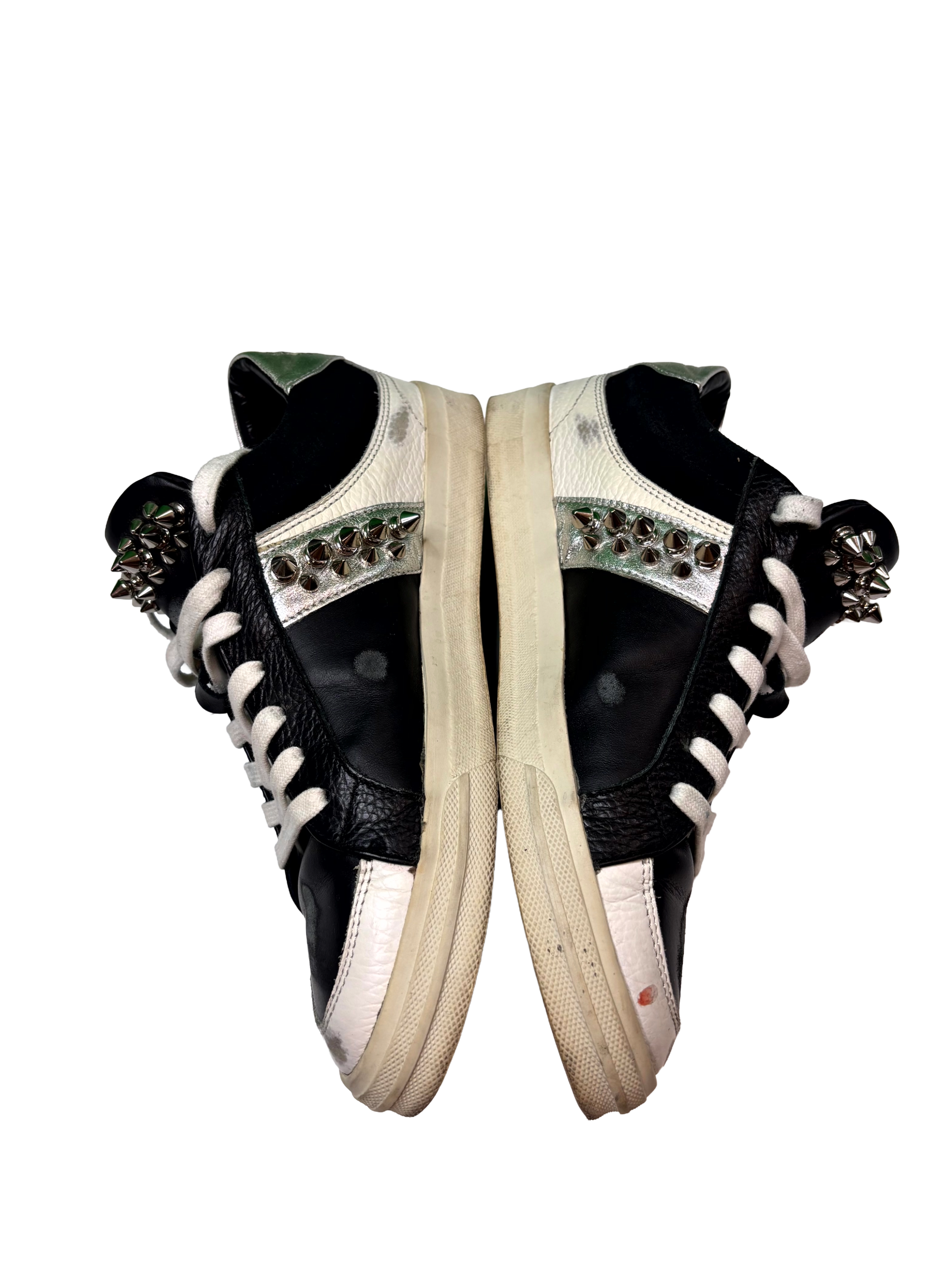 Philipp Plein Leather Top Suede Sneakers