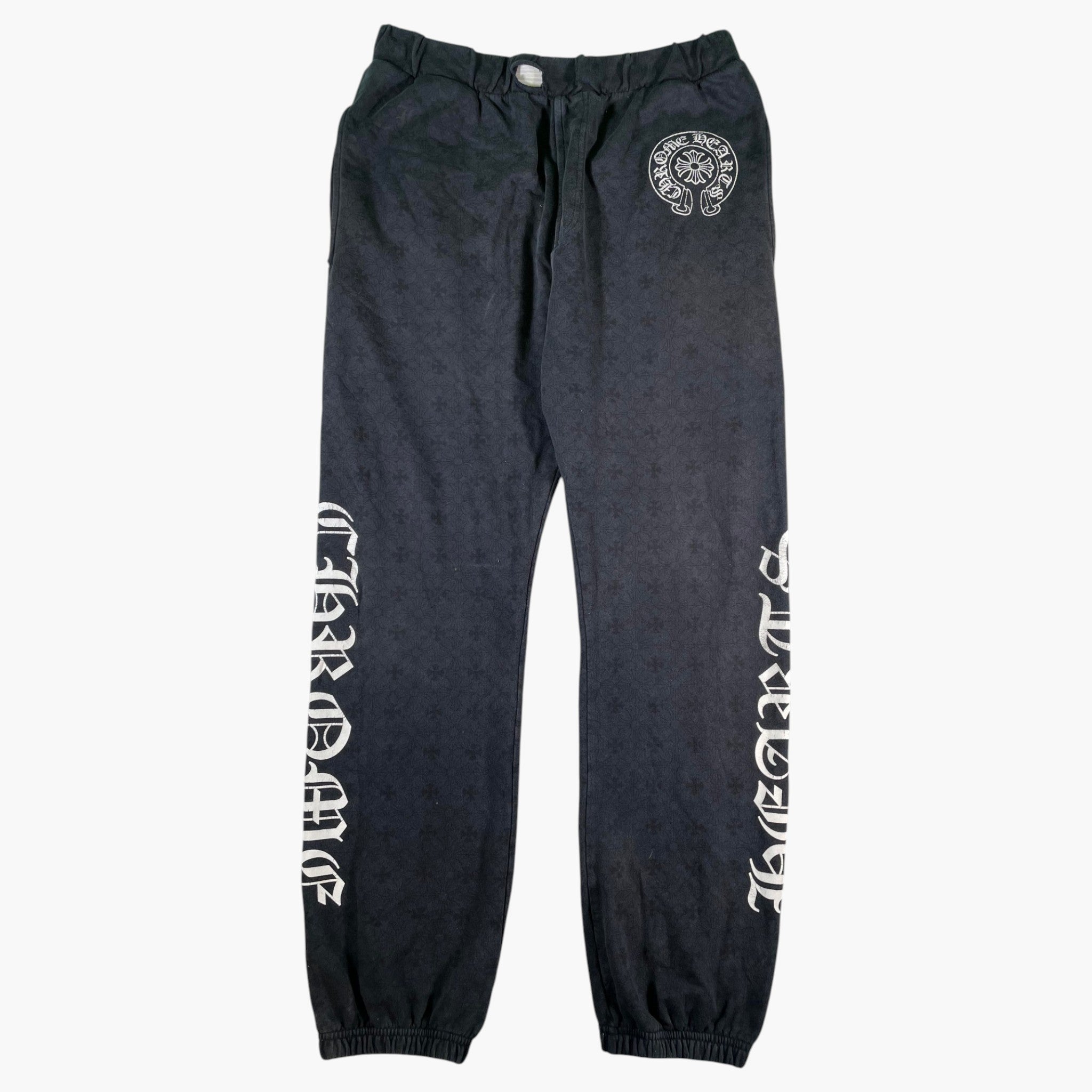 Chrome Hearts Monogram Horseshoe (With Pockets) Black Sweats