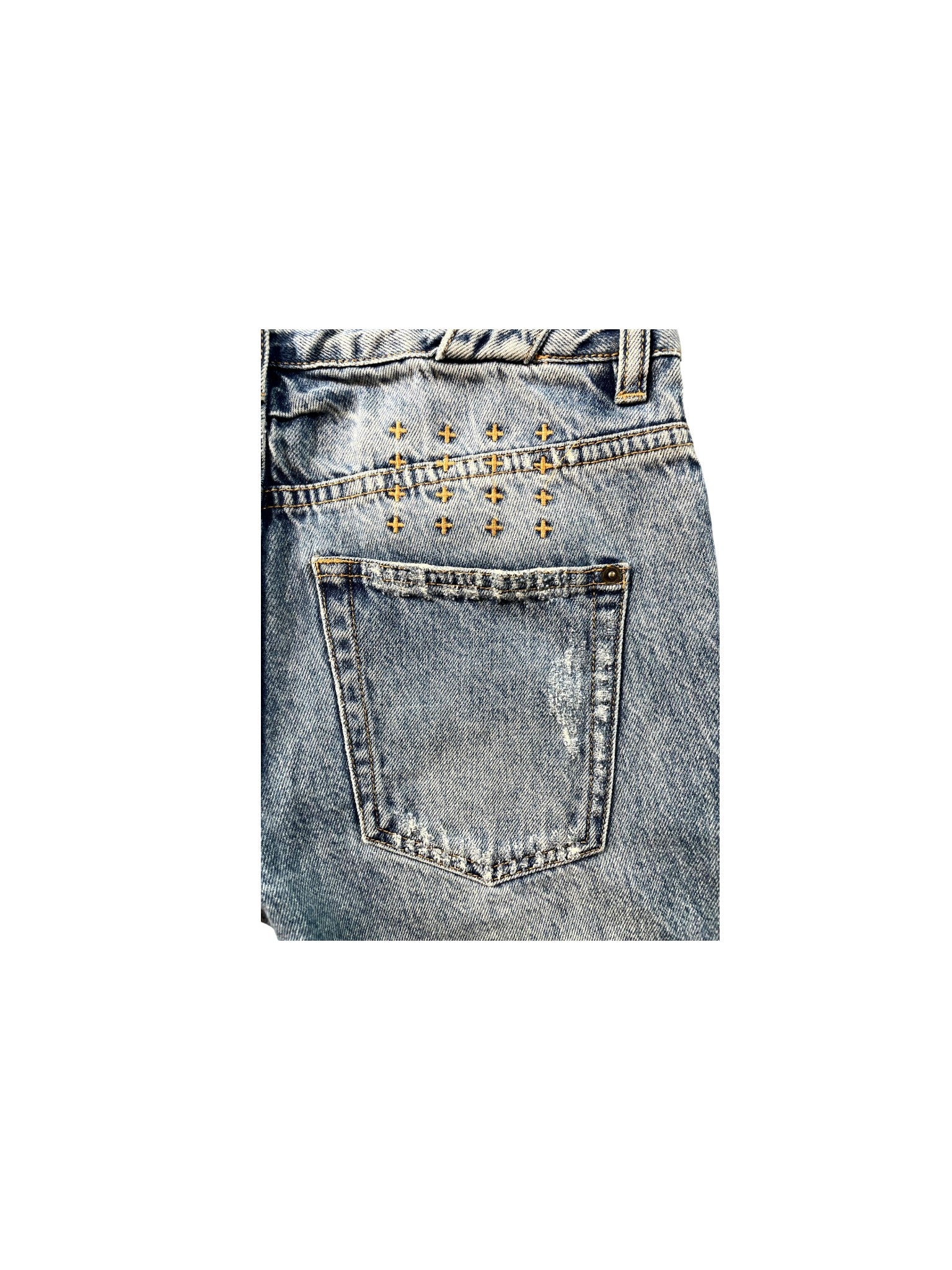 Ksubi Ripped Light Wash Jeans